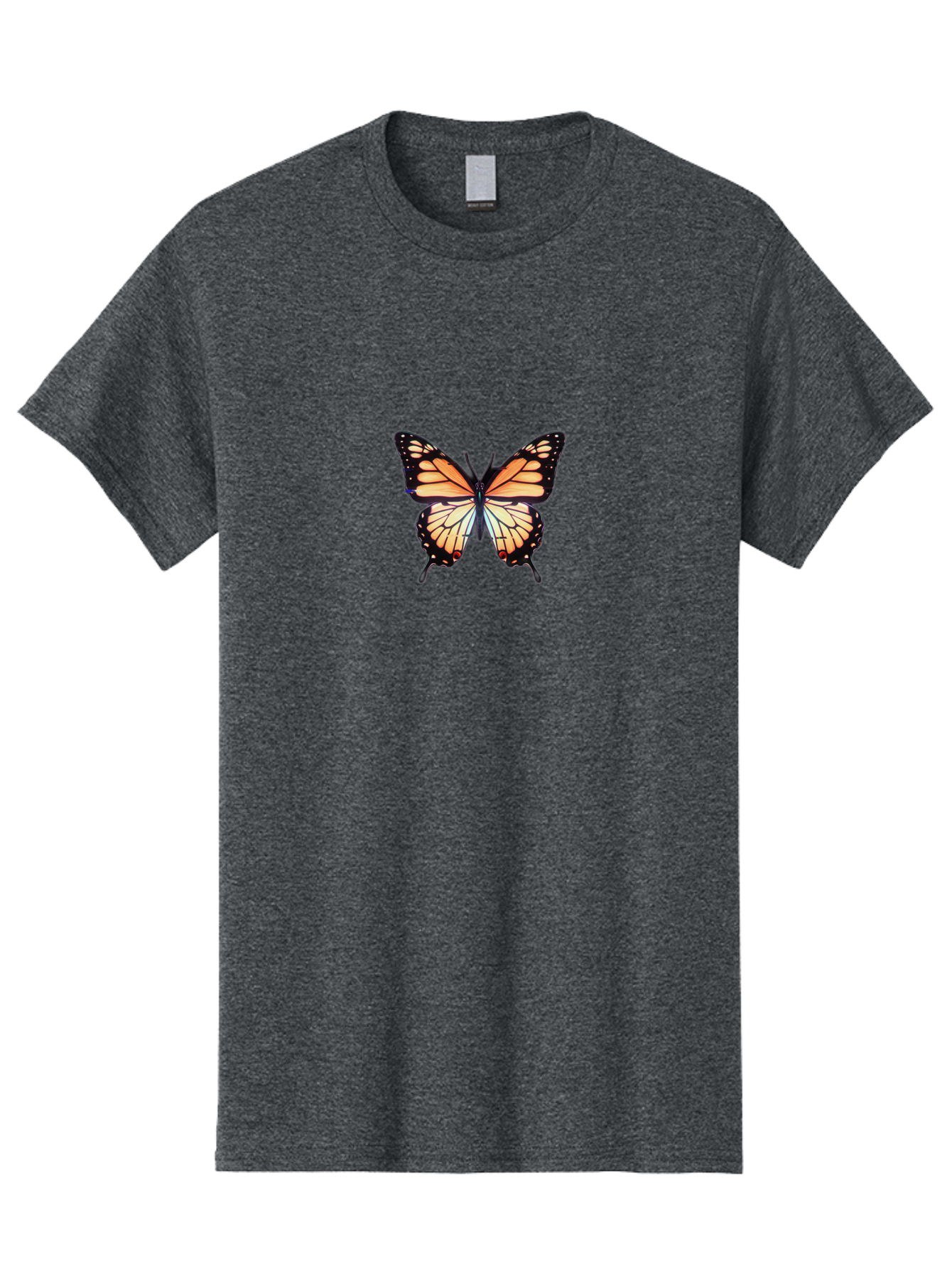 Monarch-Butterfly Men'S Graphic Tee, 100% Cotton, Comfortable Casual Summer Wear, Machine Washable, Vintage Camera, Old Camera, Antique Camera, Black Camera, Classic Photography, Photography Equipment, Nostalgic Device, Film Camera, Camera Art Bai159