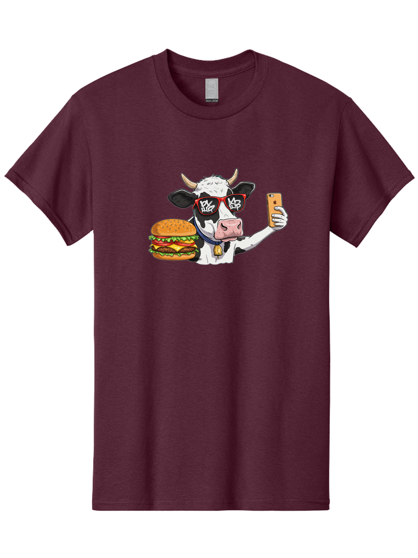 Moo-Burger-1 Men'S Graphic Tee, 100% Cotton, Comfortable Casual Summer Wear, Machine Washable, Vintage Camera, Old Camera, Antique Camera, Black Camera, Classic Photography, Photography Equipment, Nostalgic Device, Film Camera, Camera Art Bai160