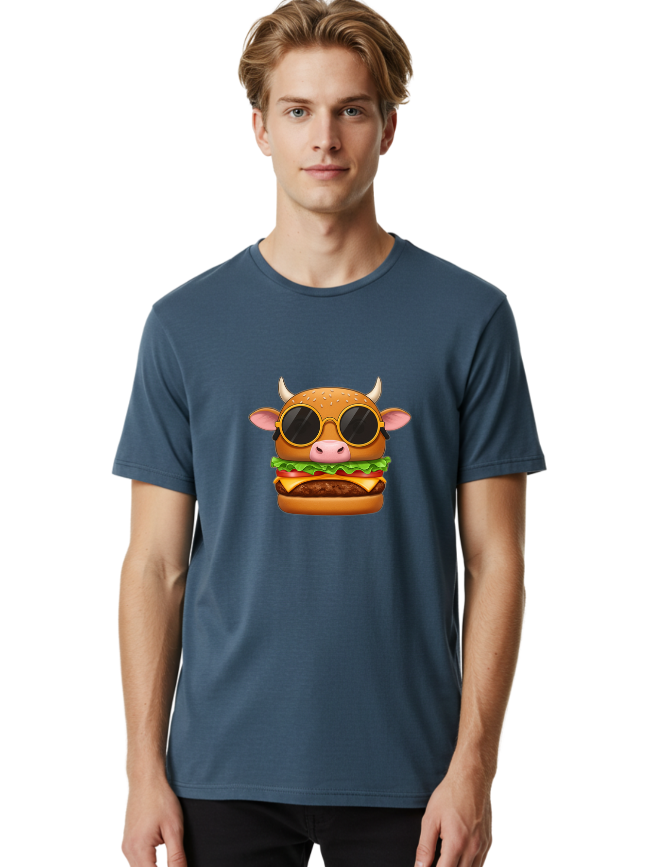 Moo-Burger Men'S Graphic Tee, 100% Cotton, Comfortable Casual Summer Wear, Machine Washable, Vintage Camera, Old Camera, Antique Camera, Black Camera, Classic Photography, Photography Equipment, Nostalgic Device, Film Camera, Camera Art Bai161