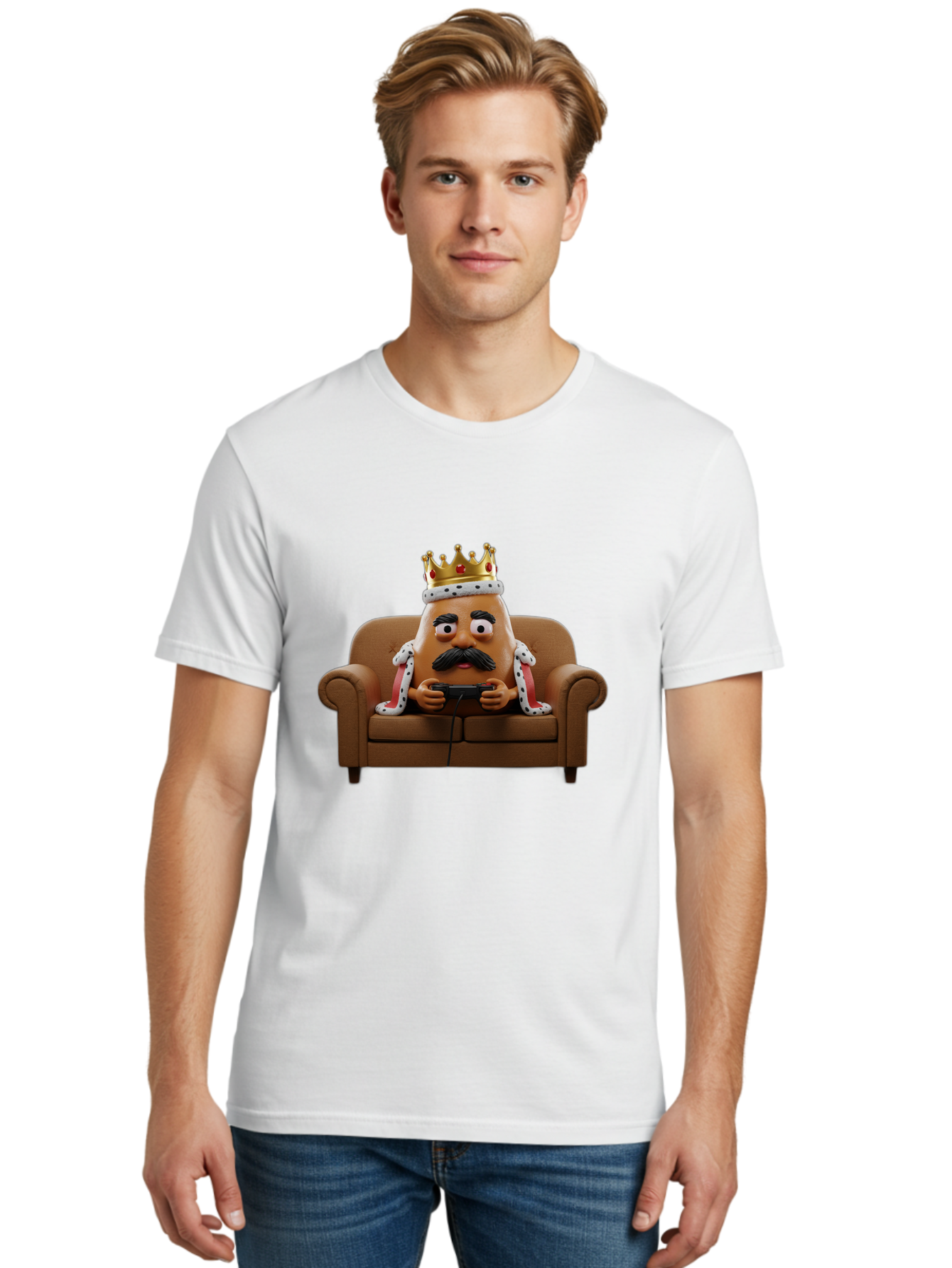 Mr-Potato-Head-King Men'S Graphic Tee, 100% Cotton, Comfortable Casual Summer Wear, Machine Washable, Vintage Camera, Old Camera, Antique Camera, Black Camera, Classic Photography, Photography Equipment, Nostalgic Device, Film Camera, Bai169