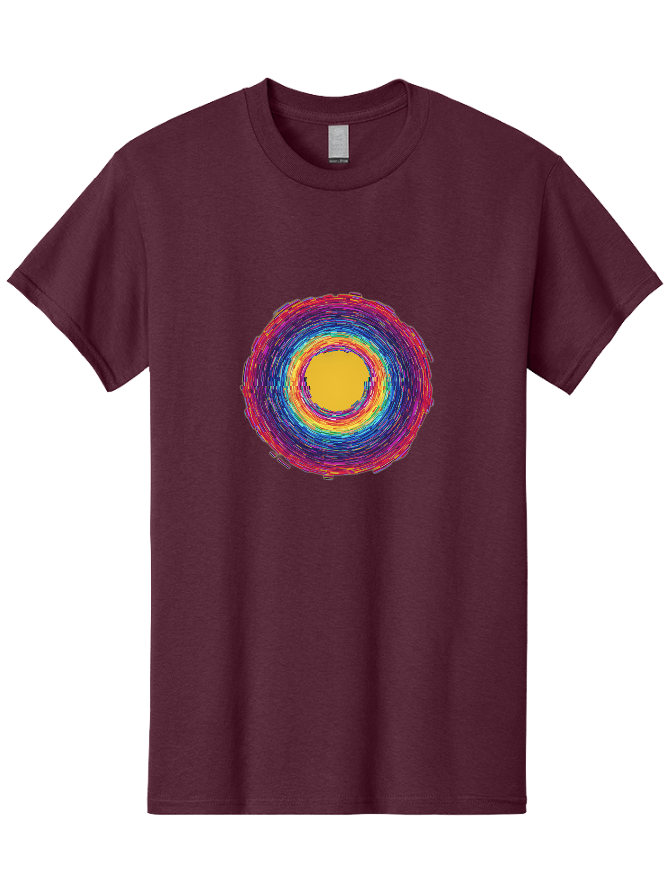 Multicolored-Circle Men'S Graphic Tee, 100% Cotton, Comfortable Casual Summer Wear, Machine Washable, Vintage Camera, Old Camera, Antique Camera, Black Camera, Classic Photography, Photography Equipment, Nostalgic Device, Film Camera, Bai171