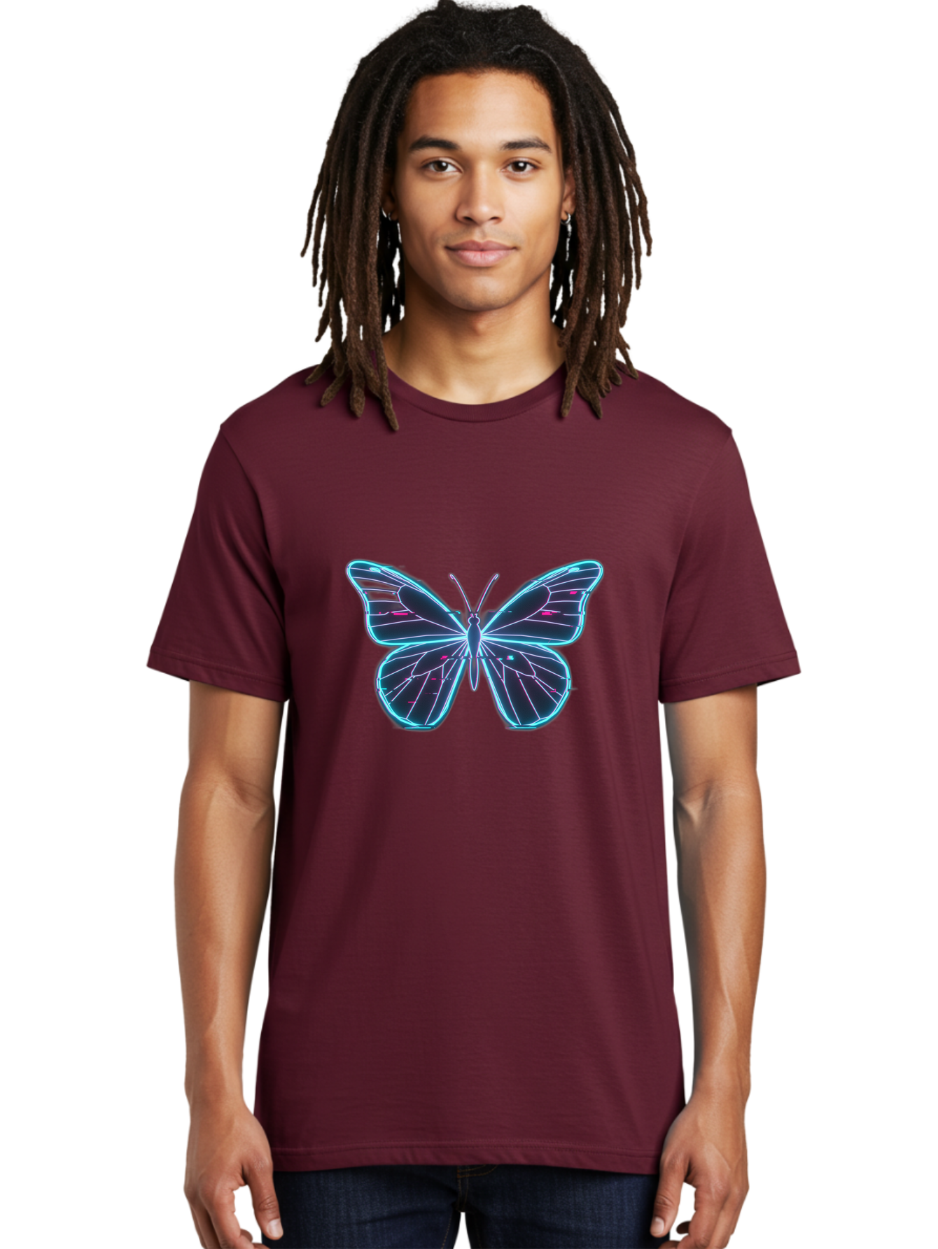 Neon-Butterfly Men'S Graphic Tee, 100% Cotton, Comfortable Casual Summer Wear, Machine Washable, Vintage Camera, Old Camera, Antique Camera, Black Camera, Classic Photography, Photography Equipment, Nostalgic Device, Film Camera, Camera Art Bai176