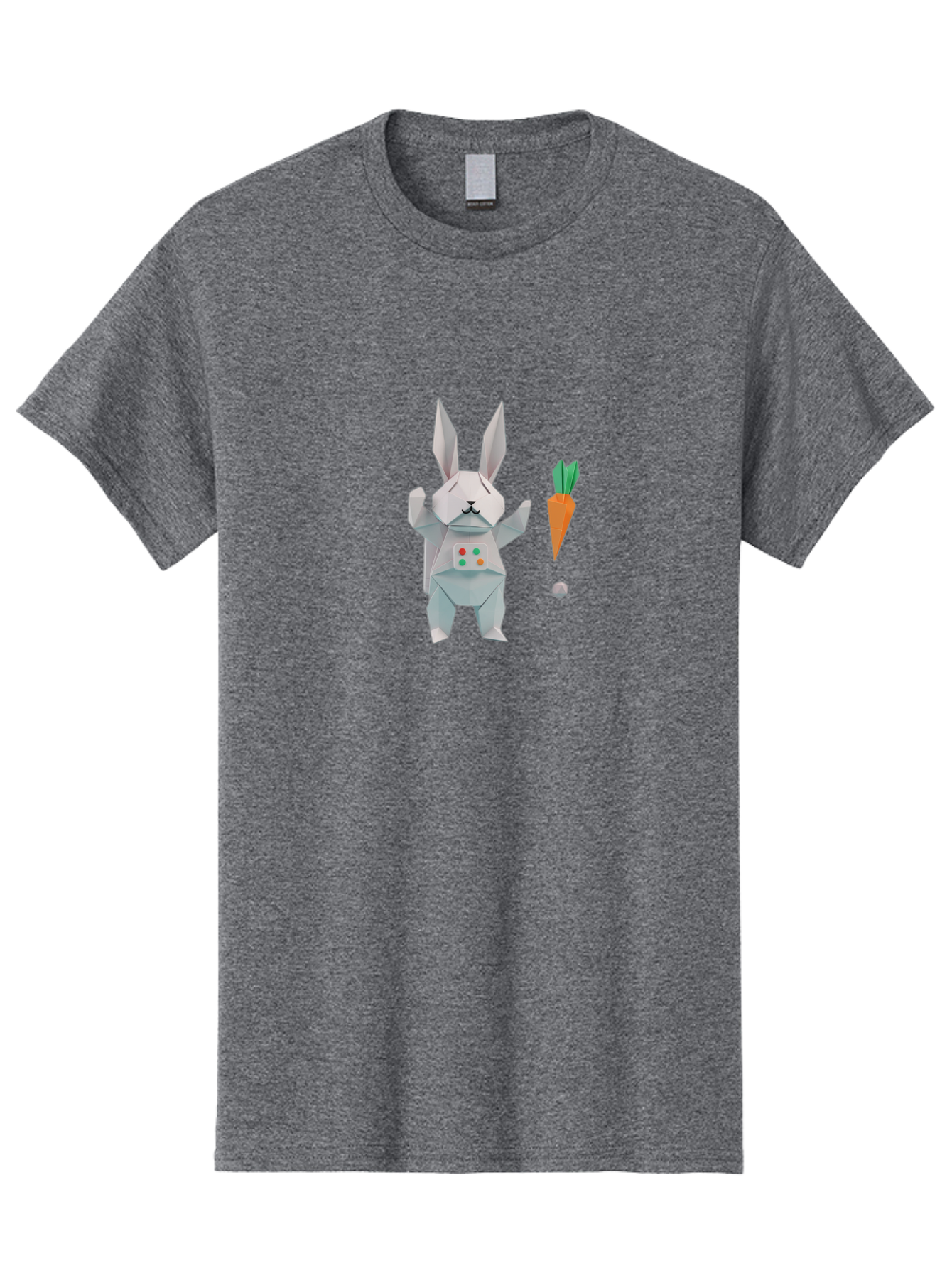 Origami-Bunny-With-Carrot Men'S Graphic Tee, 100% Cotton, Comfortable Casual Summer Wear, Machine Washable, Vintage Camera, Old Camera, Antique Camera, Black Camera, Classic Photography, Photography Equipment, Nostalgic Device, Film Camera, Bai197