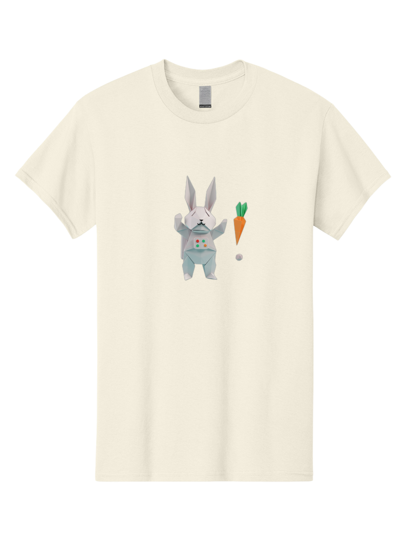 Origami-Bunny-With-Carrot Men'S Graphic Tee, 100% Cotton, Comfortable Casual Summer Wear, Machine Washable, Vintage Camera, Old Camera, Antique Camera, Black Camera, Classic Photography, Photography Equipment, Nostalgic Device, Film Camera, Bai197