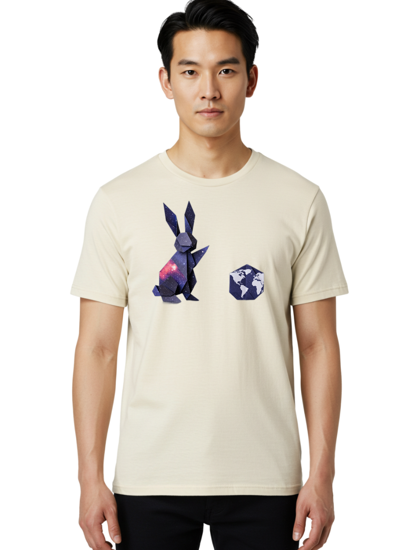 Origami-Rabbit-Earth Men'S Graphic Tee, 100% Cotton, Comfortable Casual Summer Wear, Machine Washable, Vintage Camera, Old Camera, Antique Camera, Black Camera, Classic Photography, Photography Equipment, Nostalgic Device, Film Camera, Bai199