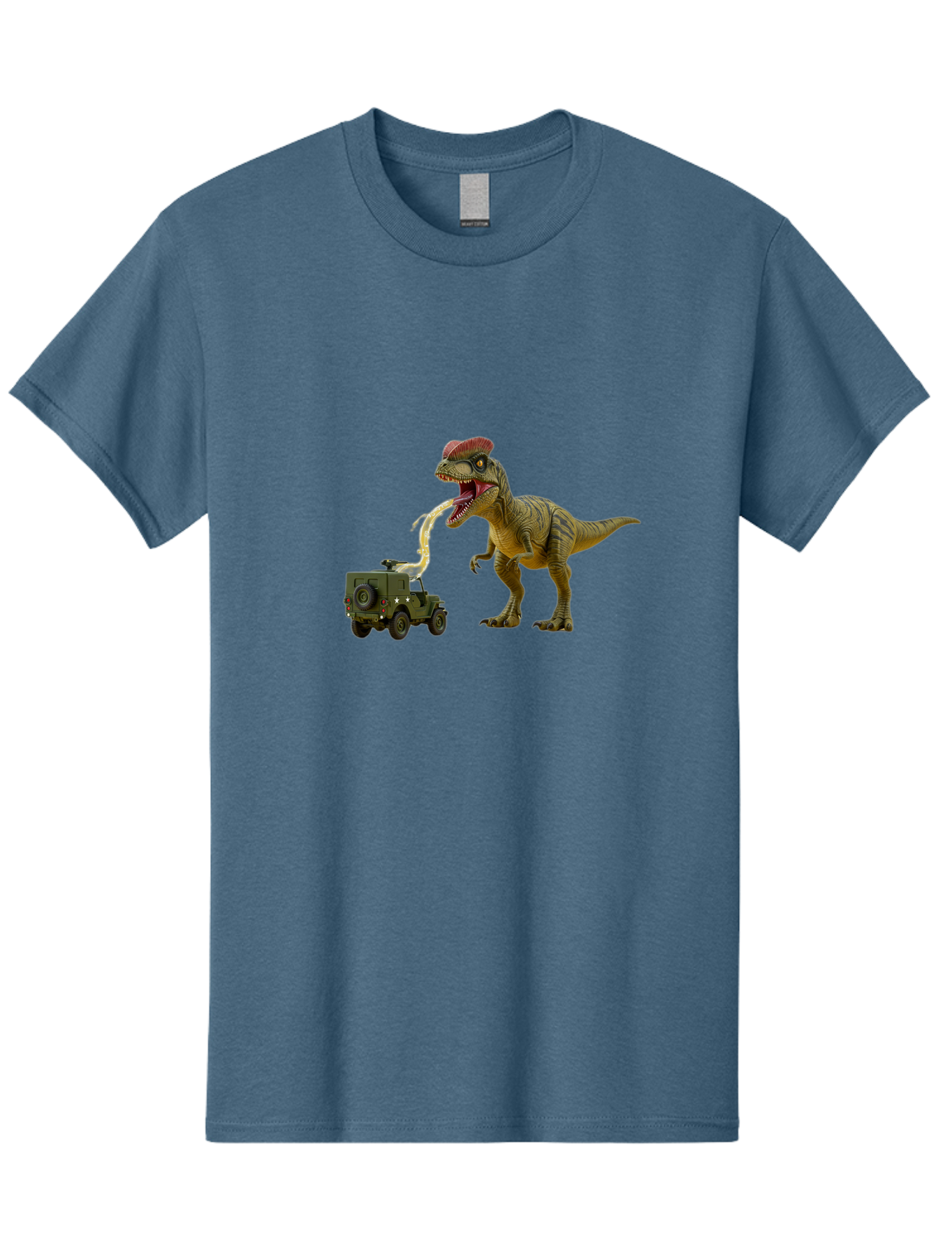 Parasaurolophus-Eating-Military-Vehicle Men'S Graphic Tee, 100% Cotton, Comfortable Casual Summer Wear, Machine Washable, Vintage Camera, Old Camera, Antique Camera, Black Camera, Classic Photography, Photography Equipment, Nostalgic Device, Bai206