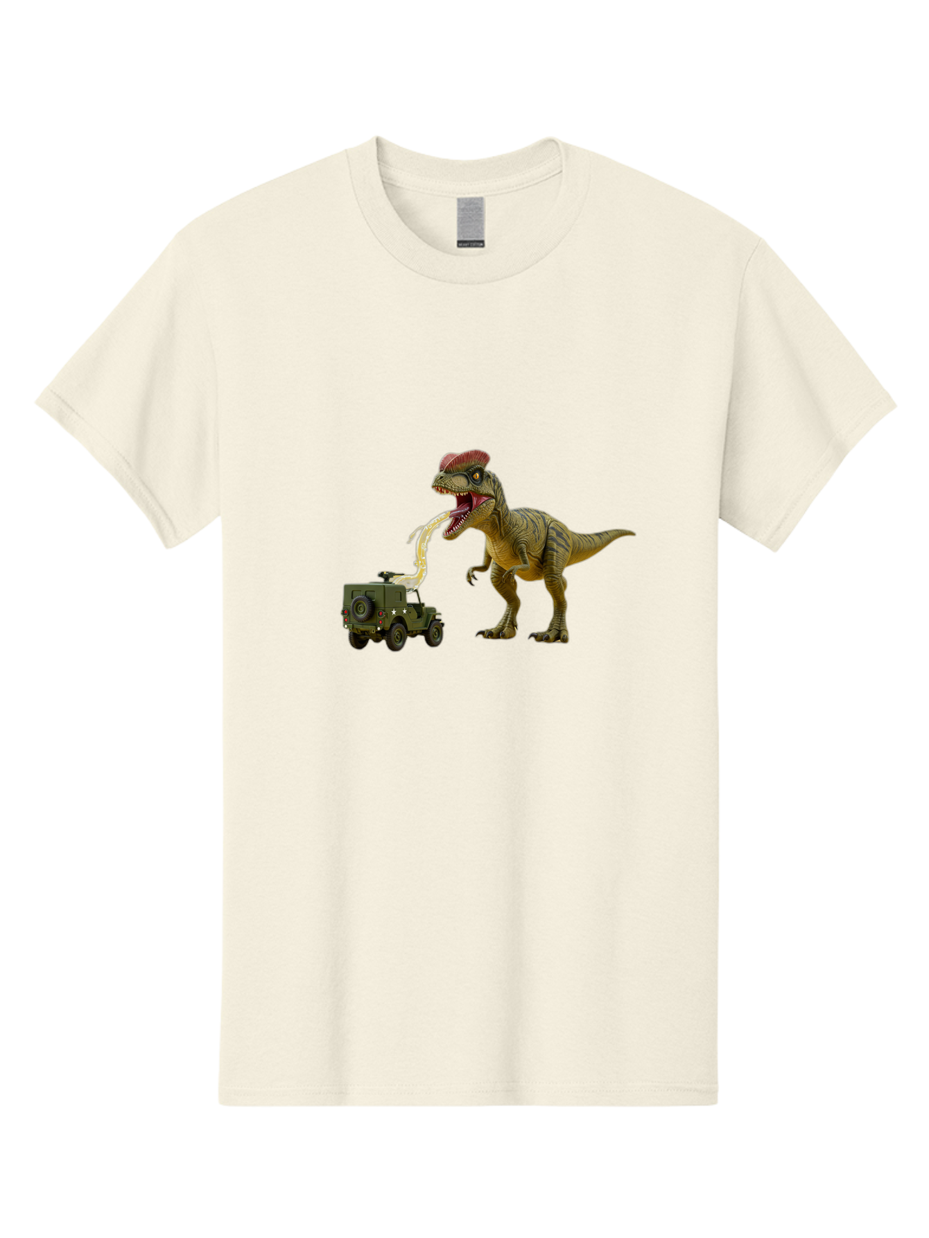 Parasaurolophus-Eating-Military-Vehicle Men'S Graphic Tee, 100% Cotton, Comfortable Casual Summer Wear, Machine Washable, Vintage Camera, Old Camera, Antique Camera, Black Camera, Classic Photography, Photography Equipment, Nostalgic Device, Bai206