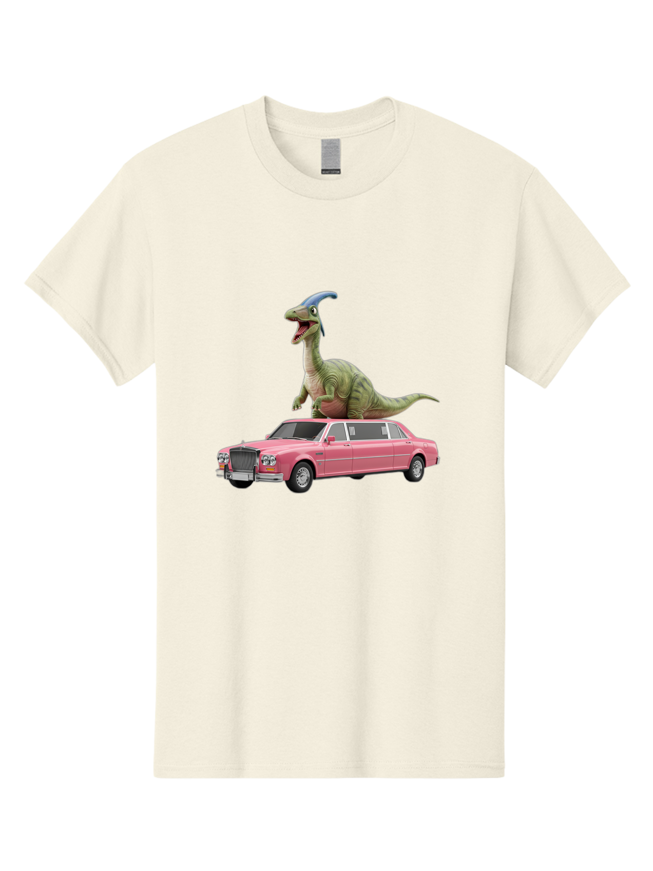 Parasaurolophus-On-Pink-Limousine Men'S Graphic Tee, 100% Cotton, Comfortable Casual Summer Wear, Machine Washable, Vintage Camera, Old Camera, Antique Camera, Black Camera, Classic Photography, Photography Equipment, Nostalgic Device, Bai207