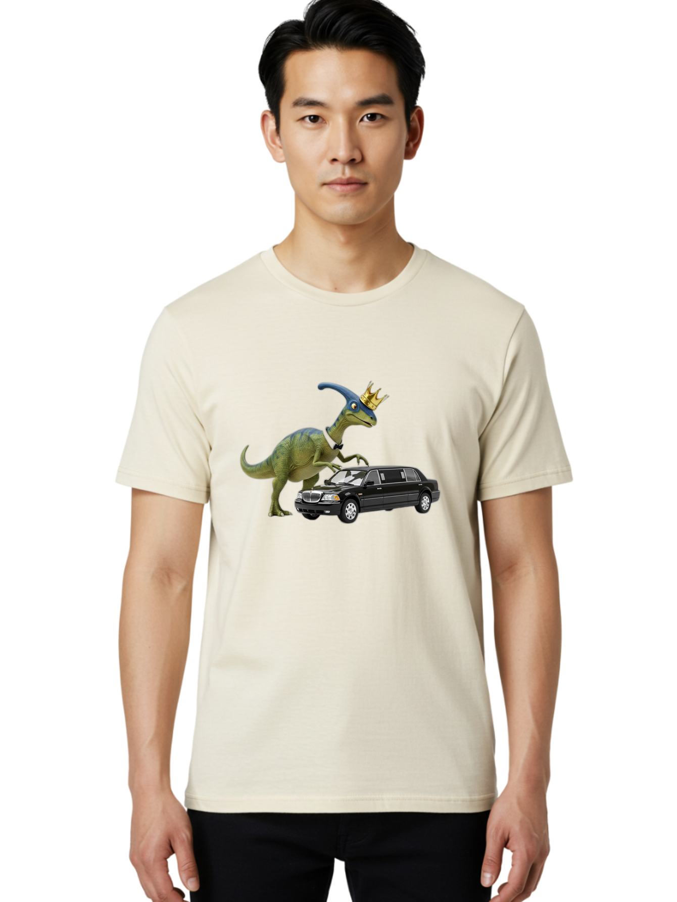 Parasaurolophus-With-Crown Men'S Graphic Tee, 100% Cotton, Comfortable Casual Summer Wear, Machine Washable, Vintage Camera, Old Camera, Antique Camera, Black Camera, Classic Photography, Photography Equipment, Nostalgic Device, Film Camera, Bai208