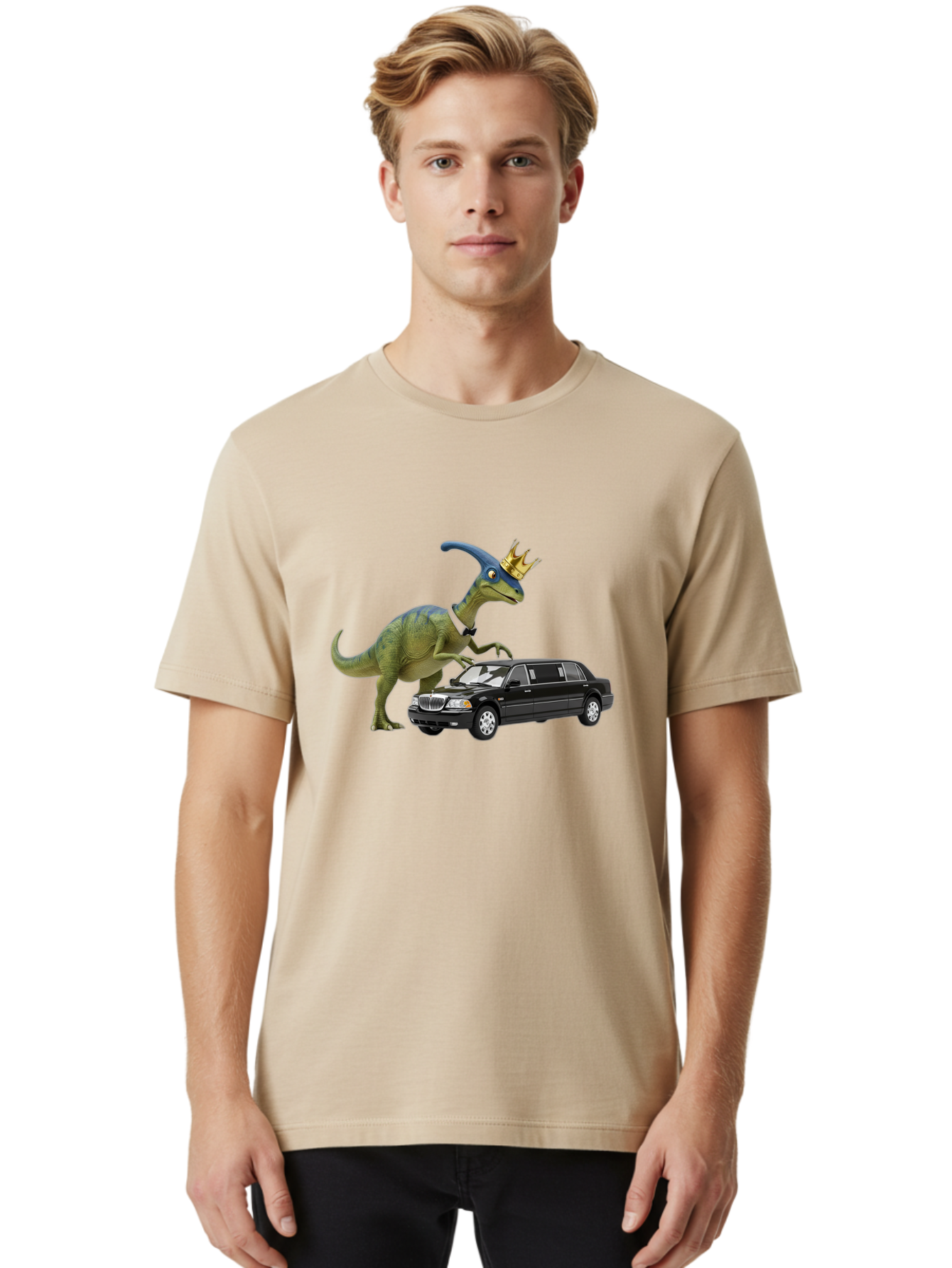 Parasaurolophus-With-Crown Men'S Graphic Tee, 100% Cotton, Comfortable Casual Summer Wear, Machine Washable, Vintage Camera, Old Camera, Antique Camera, Black Camera, Classic Photography, Photography Equipment, Nostalgic Device, Film Camera, Bai208