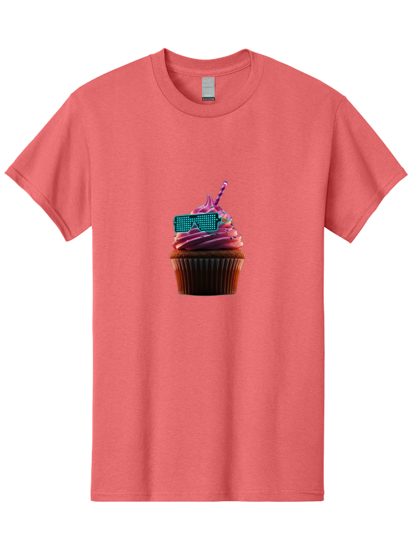 Party-Cupcake Men'S Graphic Tee, 100% Cotton, Comfortable Casual Summer Wear, Machine Washable, Vintage Camera, Old Camera, Antique Camera, Black Camera, Classic Photography, Photography Equipment, Nostalgic Device, Film Camera, Camera Art Bai209