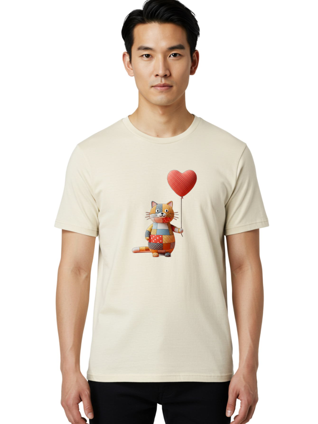 Patchwork-Cat Men'S Graphic Tee, 100% Cotton, Comfortable Casual Summer Wear, Machine Washable, Vintage Camera, Old Camera, Antique Camera, Black Camera, Classic Photography, Photography Equipment, Nostalgic Device, Film Camera, Camera Art Bai210
