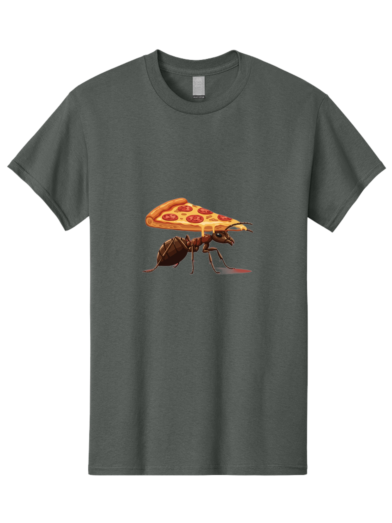 Pepperoni-Pizza-Slice-Ant Men'S Graphic Tee, 100% Cotton, Comfortable Casual Summer Wear, Machine Washable, Vintage Camera, Old Camera, Antique Camera, Black Camera, Classic Photography, Photography Equipment, Nostalgic Device, Film Camera, Bai212