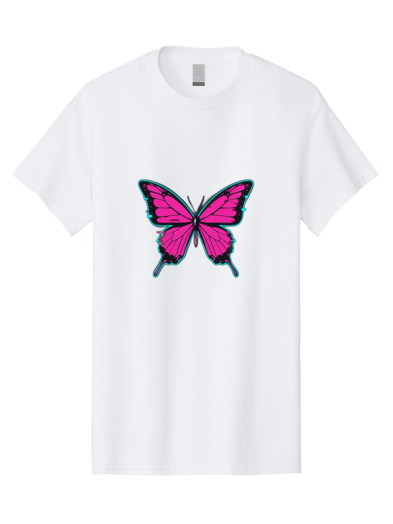 Pink-Butterfly-1 Men'S Graphic Tee, 100% Cotton, Comfortable Casual Summer Wear, Machine Washable, Vintage Camera, Old Camera, Antique Camera, Black Camera, Classic Photography, Photography Equipment, Nostalgic Device, Film Camera, Camera Art Bai215