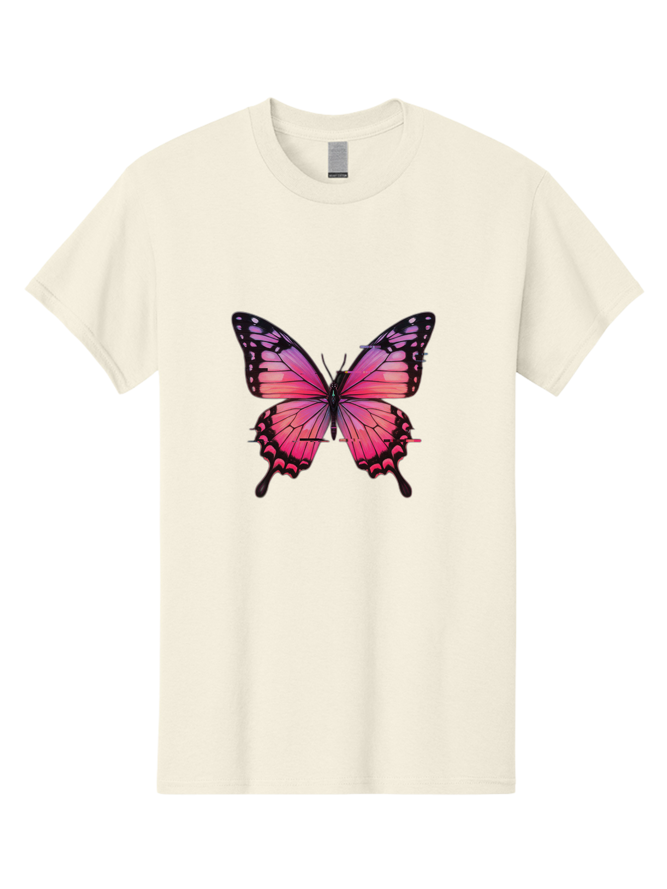 Pink-Butterfly-2 Men'S Graphic Tee, 100% Cotton, Comfortable Casual Summer Wear, Machine Washable, Vintage Camera, Old Camera, Antique Camera, Black Camera, Classic Photography, Photography Equipment, Nostalgic Device, Film Camera, Camera Art Bai216