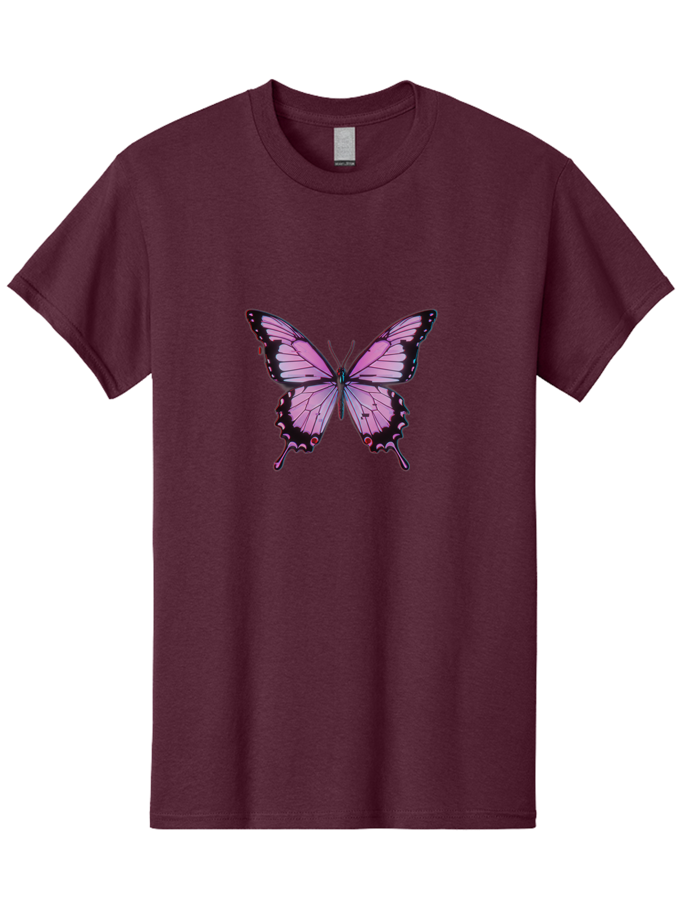 Pink-Butterfly-3 Men'S Graphic Tee, 100% Cotton, Comfortable Casual Summer Wear, Machine Washable, Vintage Camera, Old Camera, Antique Camera, Black Camera, Classic Photography, Photography Equipment, Nostalgic Device, Film Camera, Camera Art Bai217