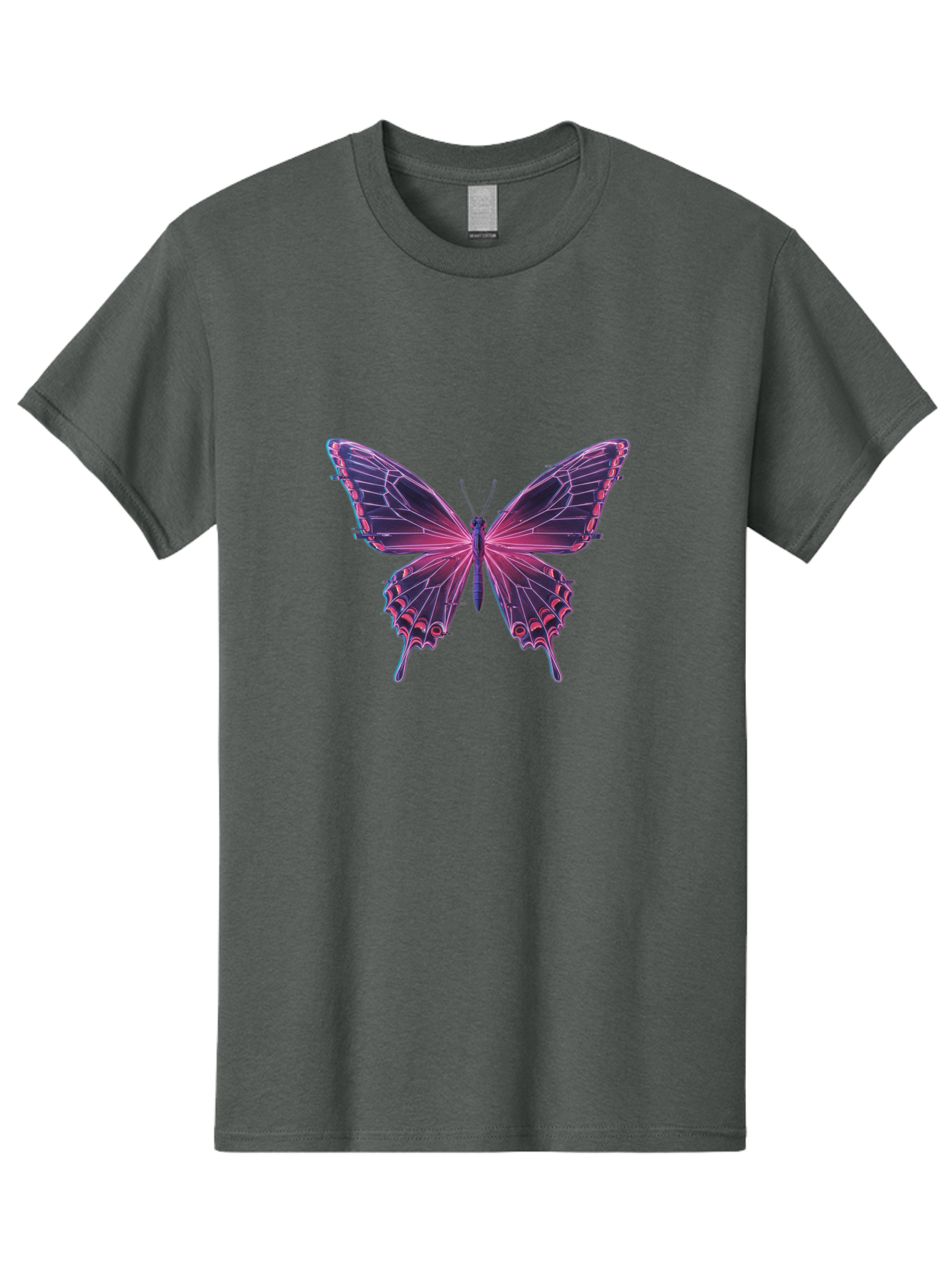 Pink-Butterfly-4 Men'S Graphic Tee, 100% Cotton, Comfortable Casual Summer Wear, Machine Washable, Vintage Camera, Old Camera, Antique Camera, Black Camera, Classic Photography, Photography Equipment, Nostalgic Device, Film Camera, Camera Art Bai218