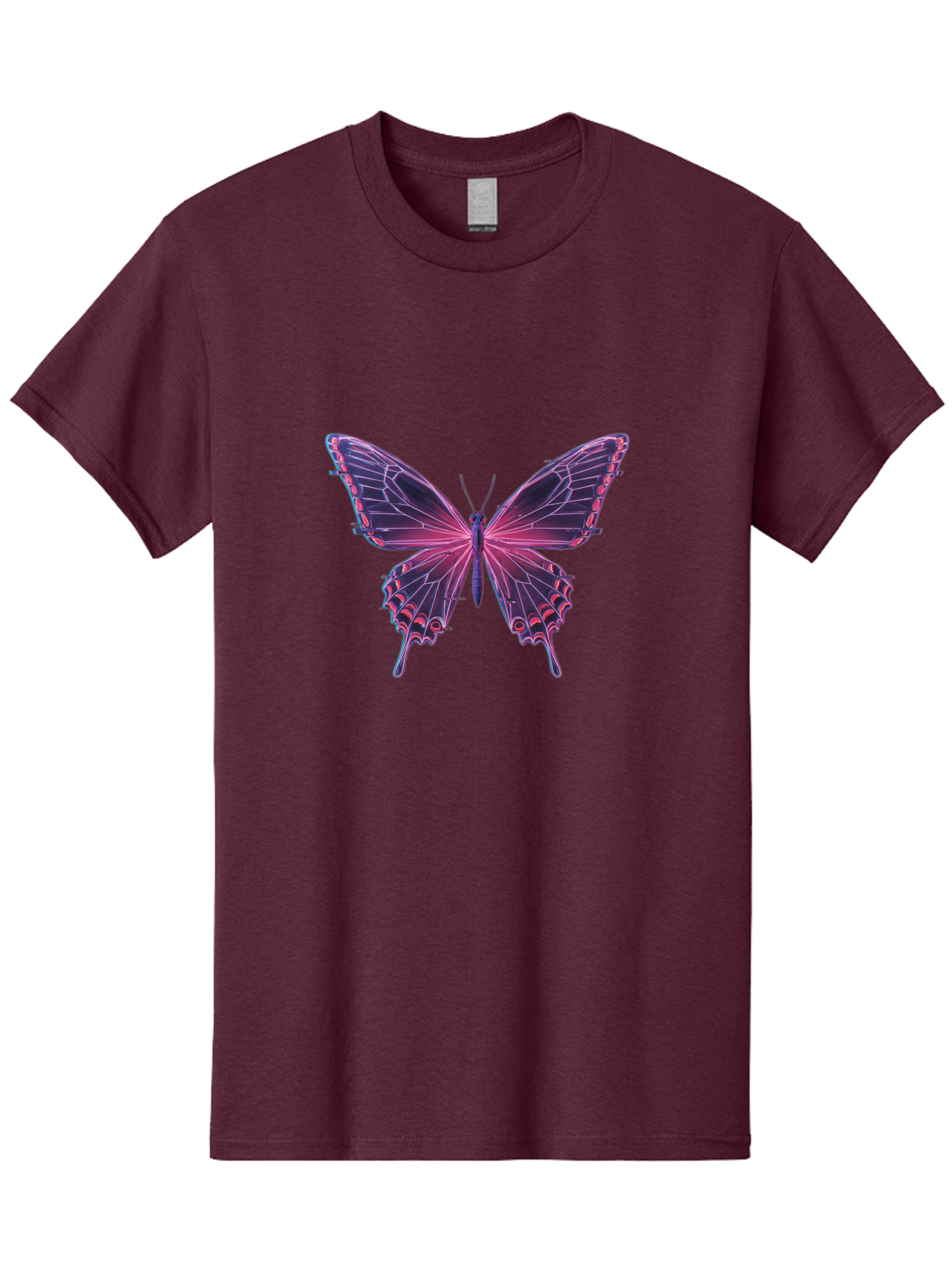 Pink-Butterfly-4 Men'S Graphic Tee, 100% Cotton, Comfortable Casual Summer Wear, Machine Washable, Vintage Camera, Old Camera, Antique Camera, Black Camera, Classic Photography, Photography Equipment, Nostalgic Device, Film Camera, Camera Art Bai218