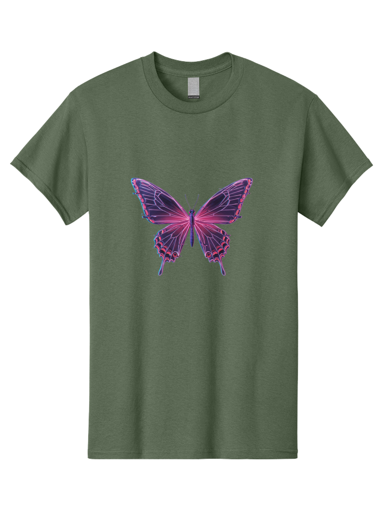 Pink-Butterfly-4 Men'S Graphic Tee, 100% Cotton, Comfortable Casual Summer Wear, Machine Washable, Vintage Camera, Old Camera, Antique Camera, Black Camera, Classic Photography, Photography Equipment, Nostalgic Device, Film Camera, Camera Art Bai218