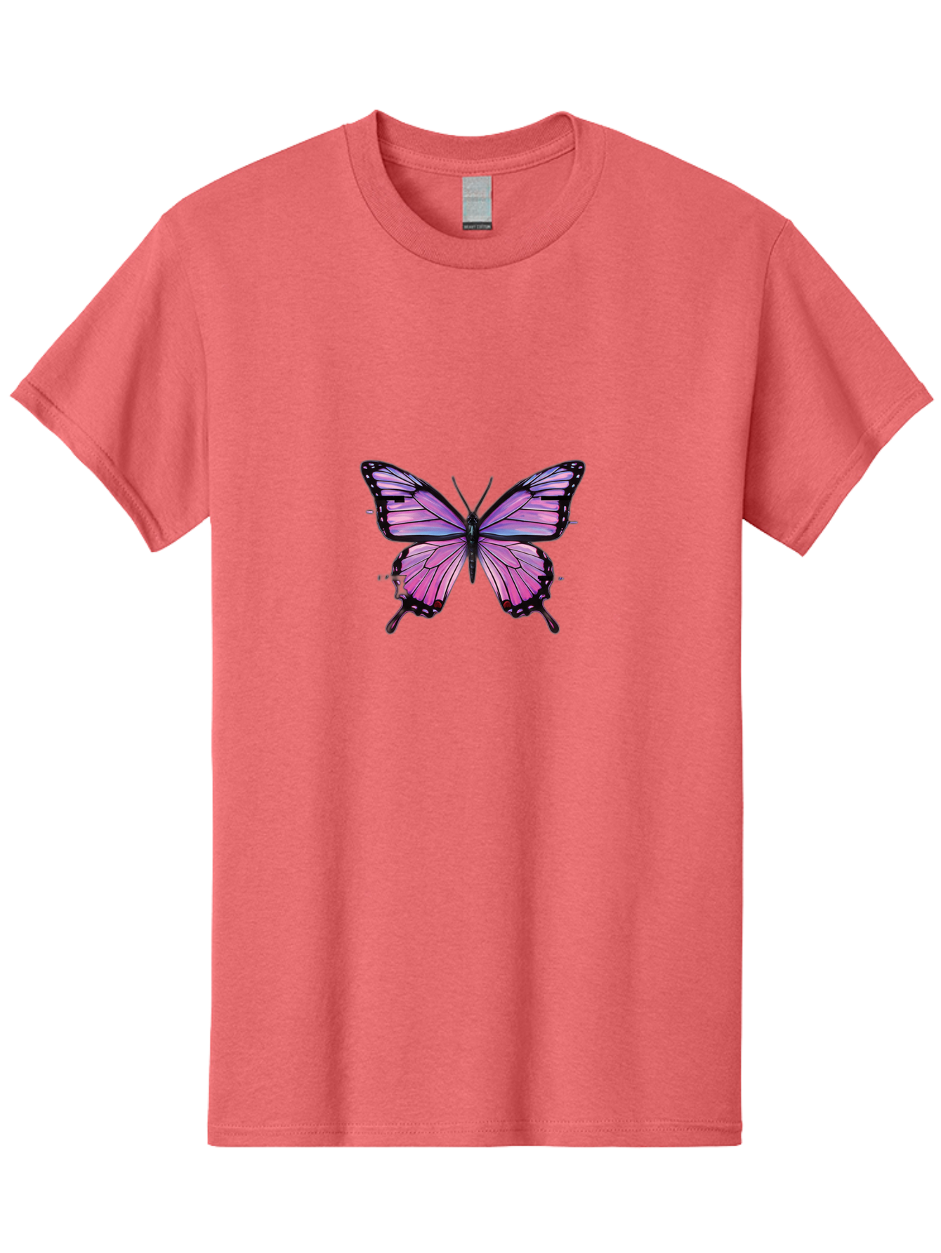 Pink-Butterfly-5 Men'S Graphic Tee, 100% Cotton, Comfortable Casual Summer Wear, Machine Washable, Vintage Camera, Old Camera, Antique Camera, Black Camera, Classic Photography, Photography Equipment, Nostalgic Device, Film Camera, Camera Art Bai219