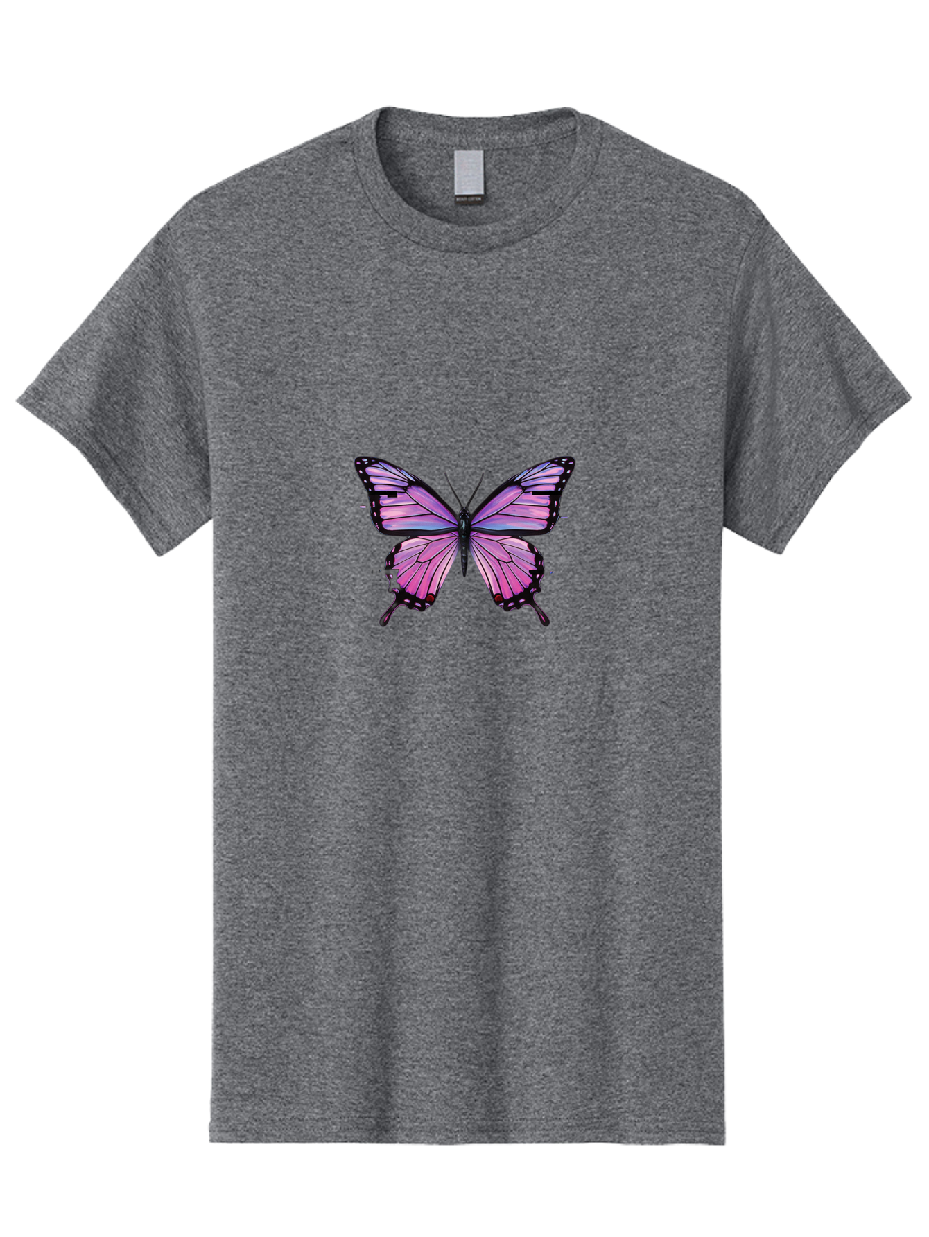 Pink-Butterfly-5 Men'S Graphic Tee, 100% Cotton, Comfortable Casual Summer Wear, Machine Washable, Vintage Camera, Old Camera, Antique Camera, Black Camera, Classic Photography, Photography Equipment, Nostalgic Device, Film Camera, Camera Art Bai219