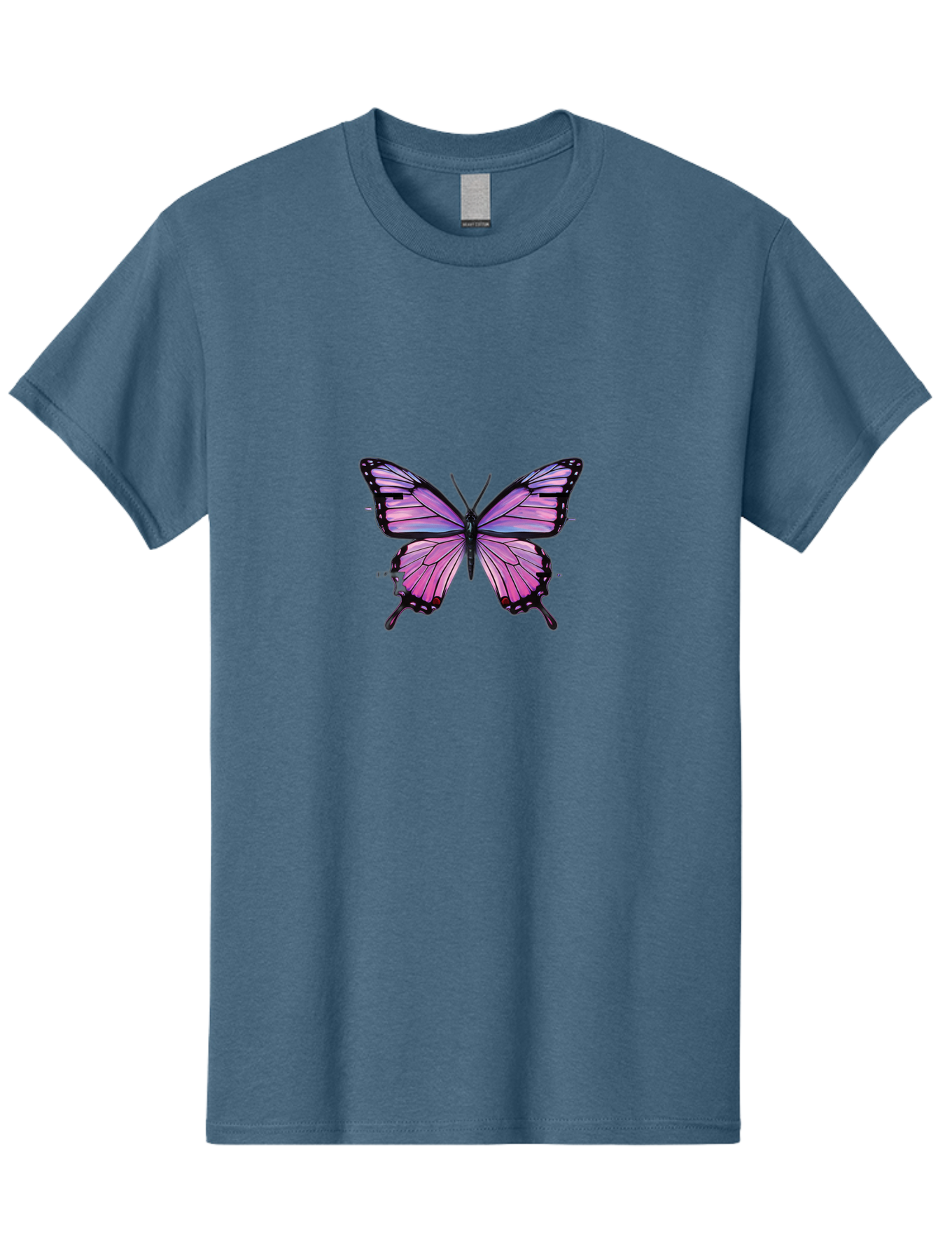 Pink-Butterfly-5 Men'S Graphic Tee, 100% Cotton, Comfortable Casual Summer Wear, Machine Washable, Vintage Camera, Old Camera, Antique Camera, Black Camera, Classic Photography, Photography Equipment, Nostalgic Device, Film Camera, Camera Art Bai219