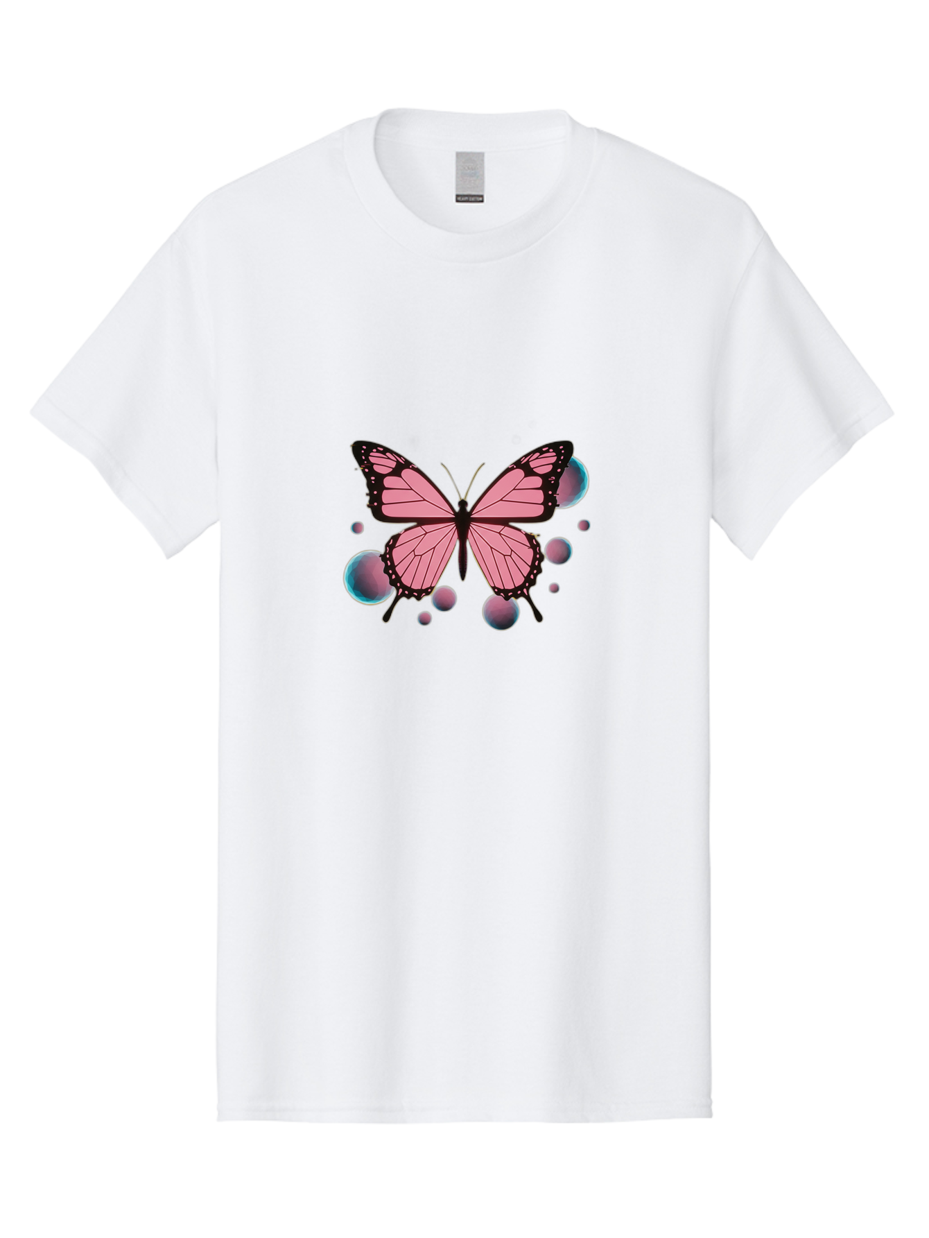 Pink-Butterfly-7 Men'S Graphic Tee, 100% Cotton, Comfortable Casual Summer Wear, Machine Washable, Vintage Camera, Old Camera, Antique Camera, Black Camera, Classic Photography, Photography Equipment, Nostalgic Device, Film Camera, Camera Art Bai221
