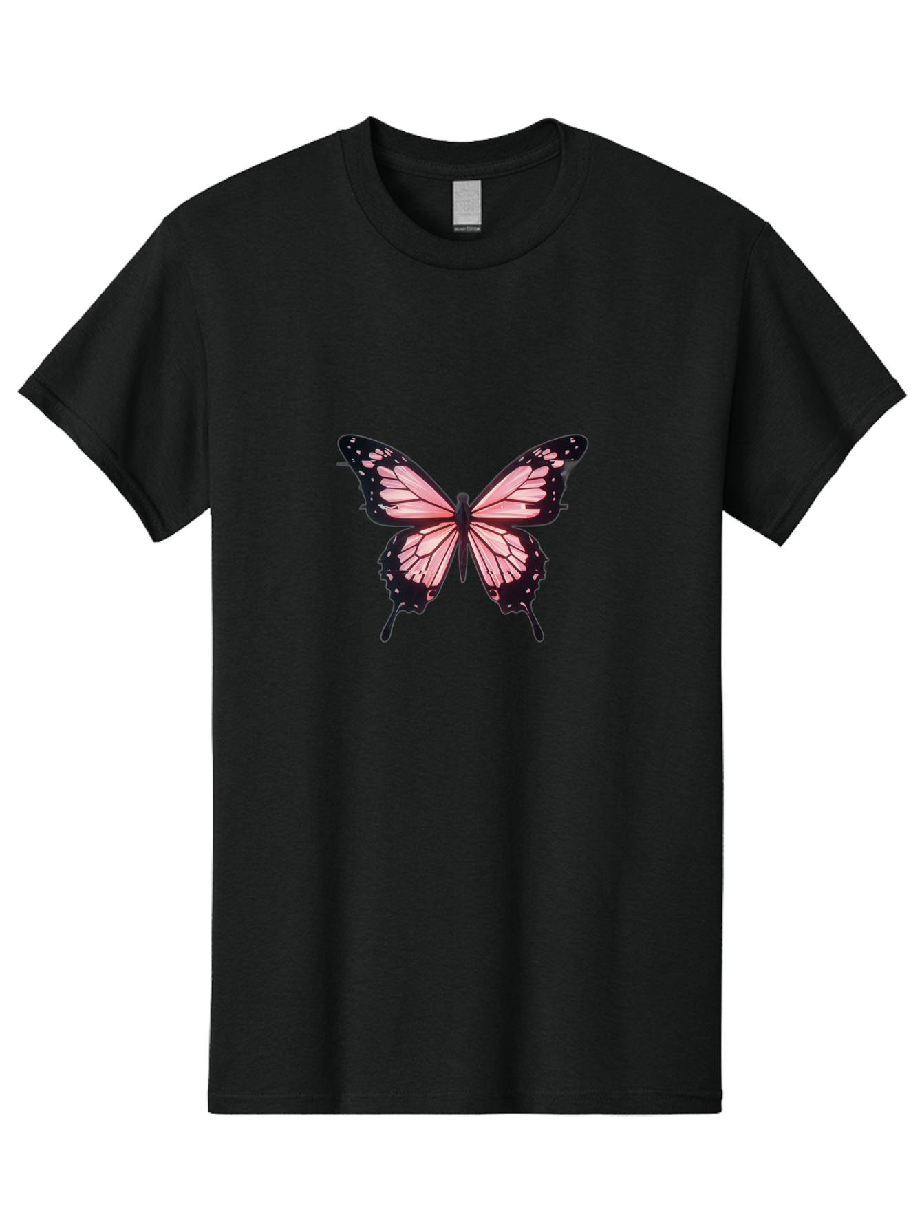 Pink-Butterfly Men'S Graphic Tee, 100% Cotton, Comfortable Casual Summer Wear, Machine Washable, Vintage Camera, Old Camera, Antique Camera, Black Camera, Classic Photography, Photography Equipment, Nostalgic Device, Film Camera, Camera Art Bai222