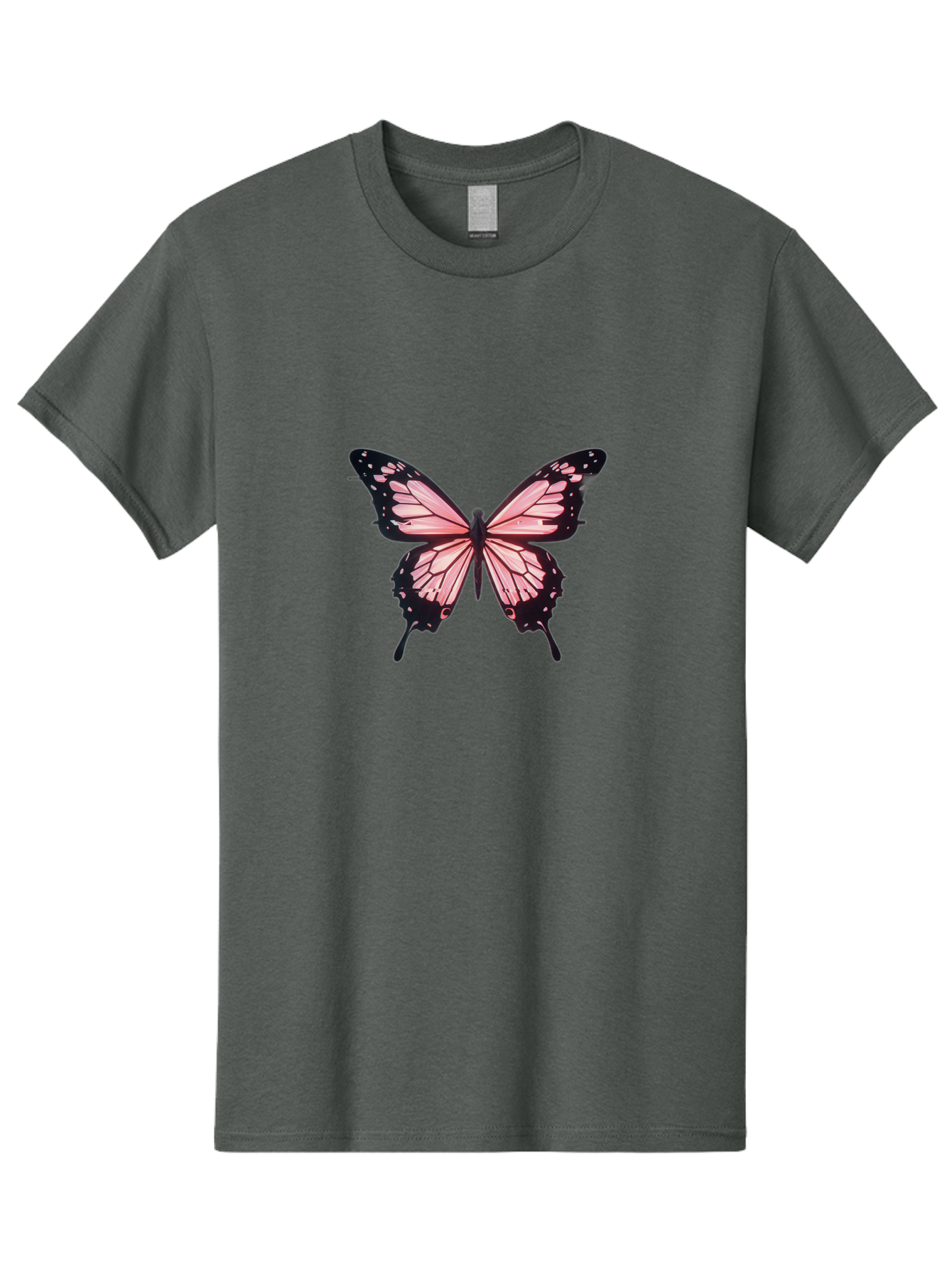 Pink-Butterfly Men'S Graphic Tee, 100% Cotton, Comfortable Casual Summer Wear, Machine Washable, Vintage Camera, Old Camera, Antique Camera, Black Camera, Classic Photography, Photography Equipment, Nostalgic Device, Film Camera, Camera Art Bai222