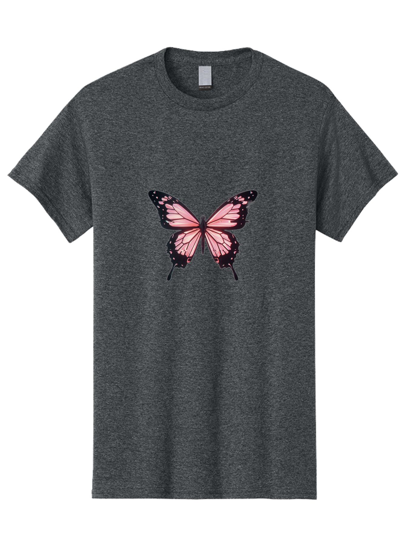 Pink-Butterfly Men'S Graphic Tee, 100% Cotton, Comfortable Casual Summer Wear, Machine Washable, Vintage Camera, Old Camera, Antique Camera, Black Camera, Classic Photography, Photography Equipment, Nostalgic Device, Film Camera, Camera Art Bai222
