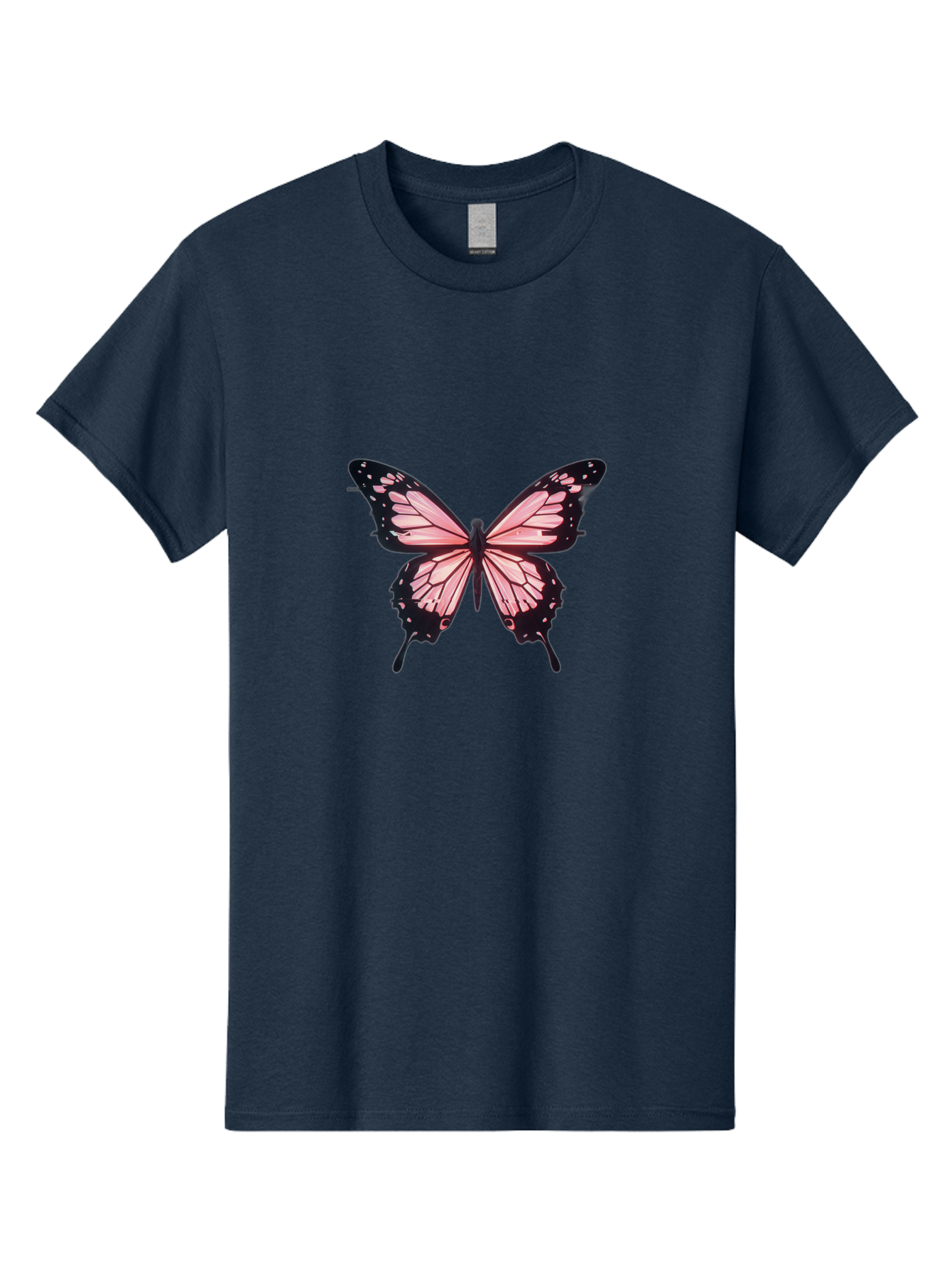 Pink-Butterfly Men'S Graphic Tee, 100% Cotton, Comfortable Casual Summer Wear, Machine Washable, Vintage Camera, Old Camera, Antique Camera, Black Camera, Classic Photography, Photography Equipment, Nostalgic Device, Film Camera, Camera Art Bai222