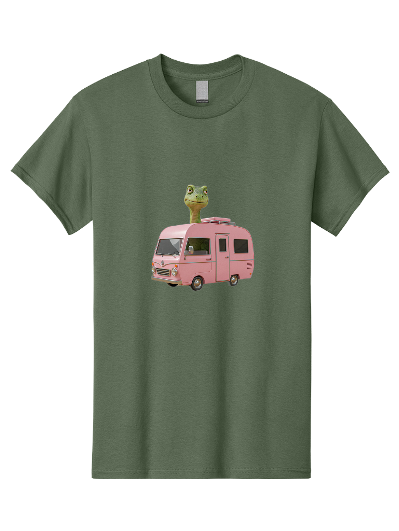 Pink-Camper-Van Men'S Graphic Tee, 100% Cotton, Comfortable Casual Summer Wear, Machine Washable, Vintage Camera, Old Camera, Antique Camera, Black Camera, Classic Photography, Photography Equipment, Nostalgic Device, Film Camera, Camera Art Bai223