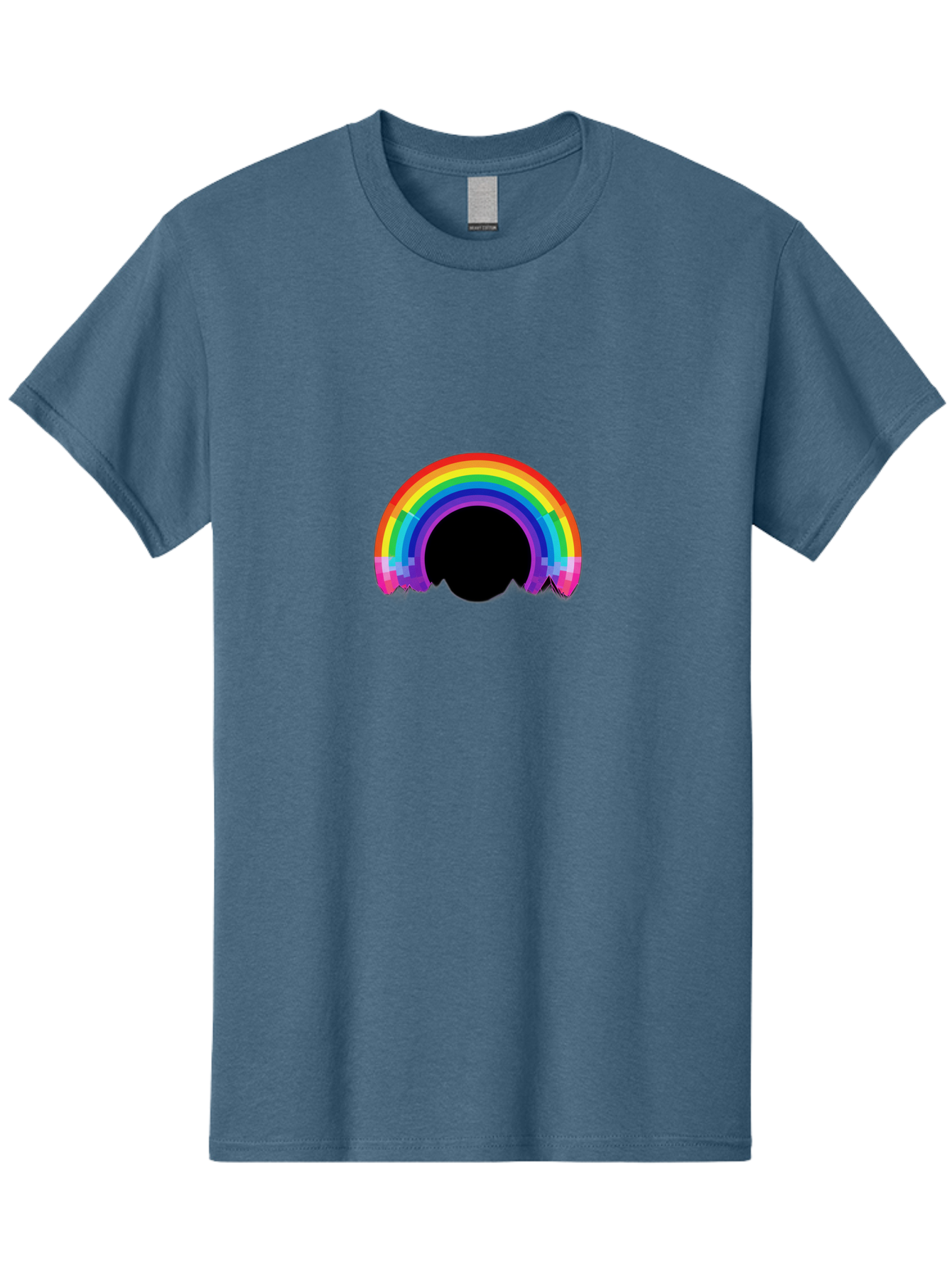 Pixelated-Rainbow Men'S Graphic Tee, 100% Cotton, Comfortable Casual Summer Wear, Machine Washable, Vintage Camera, Old Camera, Antique Camera, Black Camera, Classic Photography, Photography Equipment, Nostalgic Device, Film Camera, Camera Art Bai227
