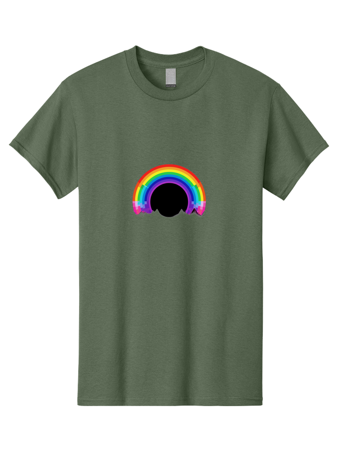 Pixelated-Rainbow Men'S Graphic Tee, 100% Cotton, Comfortable Casual Summer Wear, Machine Washable, Vintage Camera, Old Camera, Antique Camera, Black Camera, Classic Photography, Photography Equipment, Nostalgic Device, Film Camera, Camera Art Bai227