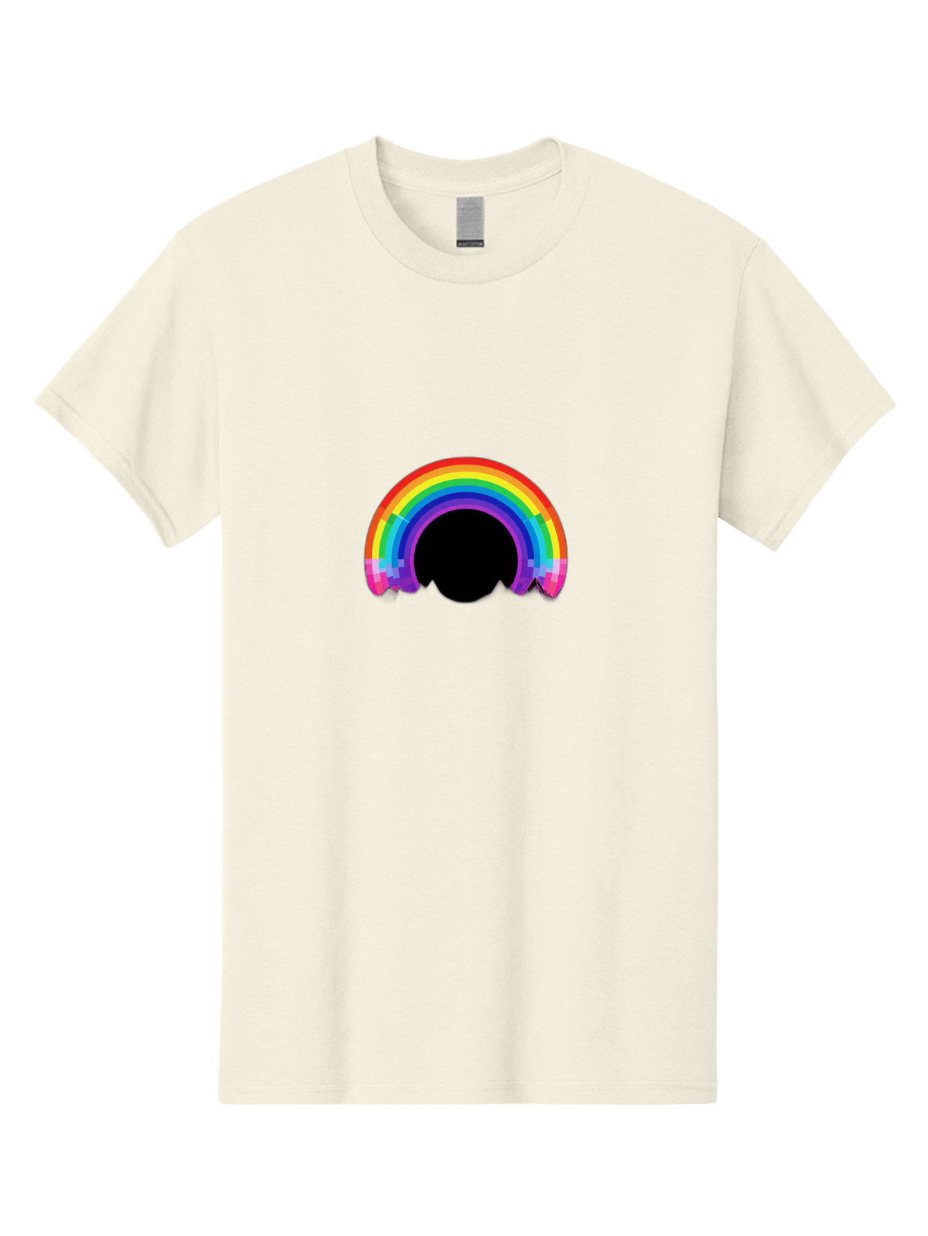 Pixelated-Rainbow Men'S Graphic Tee, 100% Cotton, Comfortable Casual Summer Wear, Machine Washable, Vintage Camera, Old Camera, Antique Camera, Black Camera, Classic Photography, Photography Equipment, Nostalgic Device, Film Camera, Camera Art Bai227