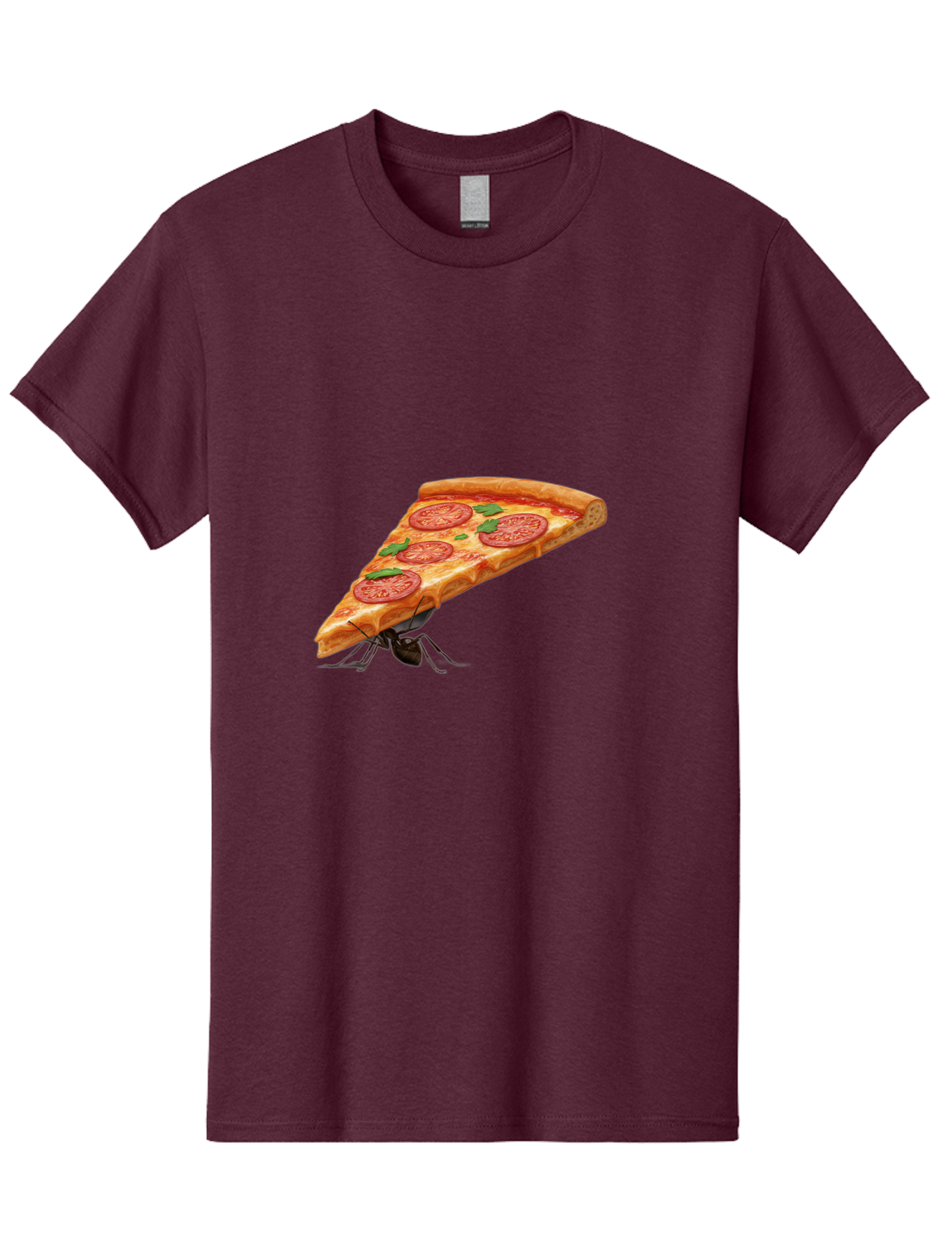 Pizza-Slice-With-Ant Men'S Graphic Tee, 100% Cotton, Comfortable Casual Summer Wear, Machine Washable, Vintage Camera, Old Camera, Antique Camera, Black Camera, Classic Photography, Photography Equipment, Nostalgic Device, Film Camera, Bai229