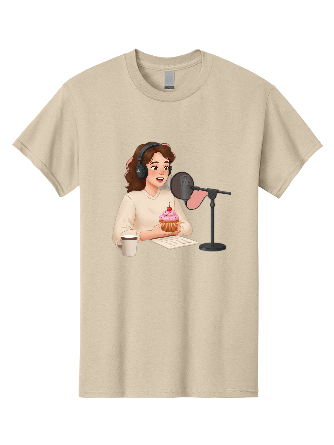 Podcast-Host-Cupcake Men'S Graphic Tee, 100% Cotton, Comfortable Casual Summer Wear, Machine Washable, Vintage Camera, Old Camera, Antique Camera, Black Camera, Classic Photography, Photography Equipment, Nostalgic Device, Film Camera, Bai231