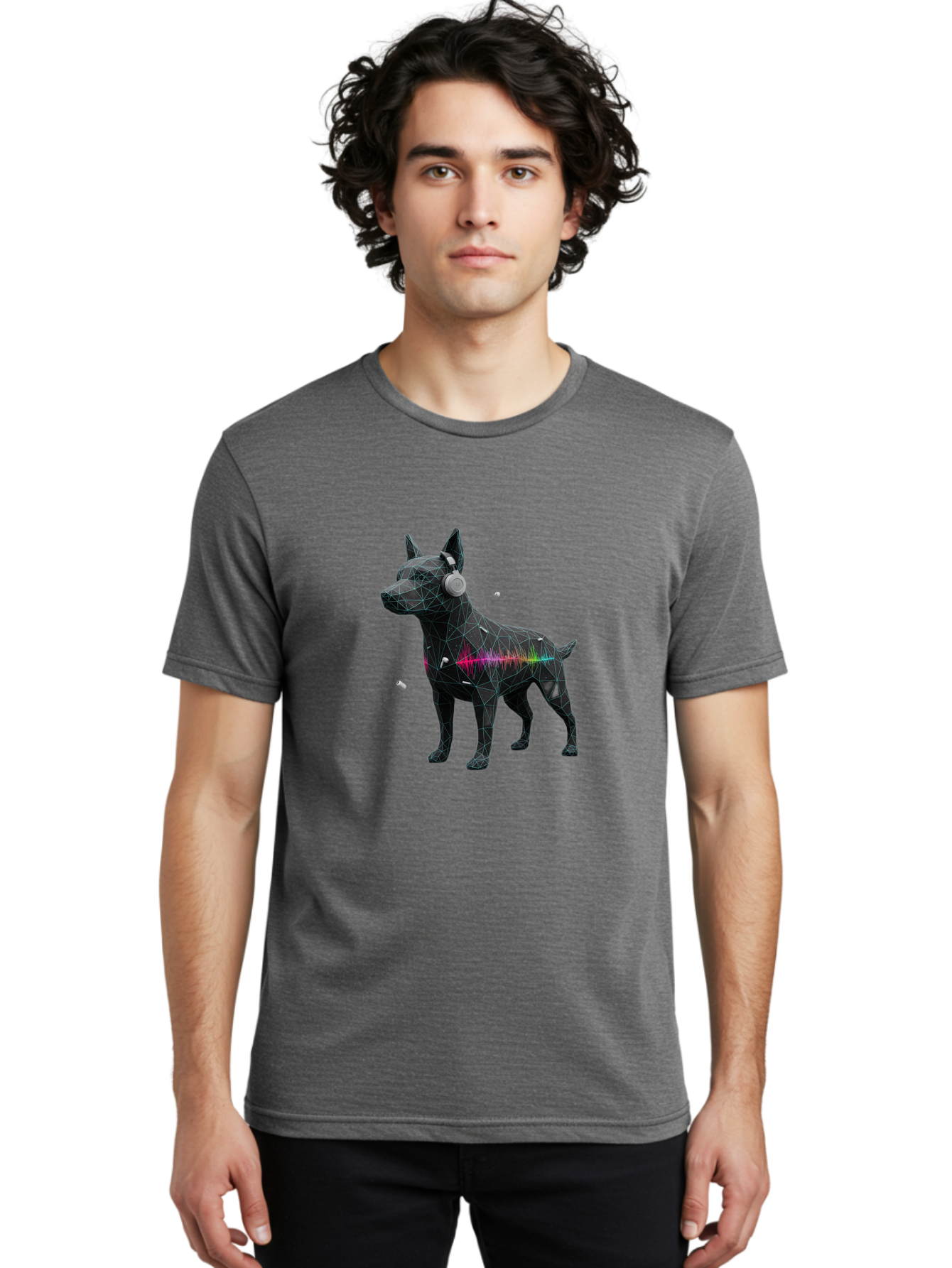 Polygon-Dog Men'S Graphic Tee, 100% Cotton, Comfortable Casual Summer Wear, Machine Washable, Vintage Camera, Old Camera, Antique Camera, Black Camera, Classic Photography, Photography Equipment, Nostalgic Device, Film Camera, Camera Art Bai233