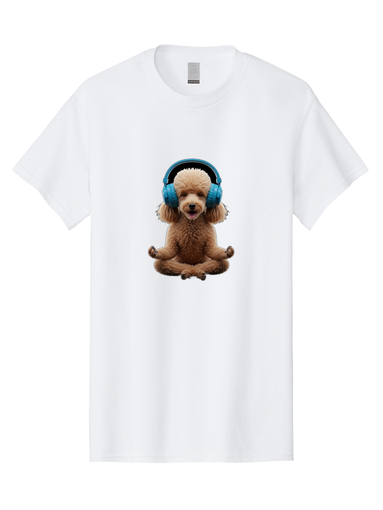 Poodle-In-Headphones Men'S Graphic Tee, 100% Cotton, Comfortable Casual Summer Wear, Machine Washable, Vintage Camera, Old Camera, Antique Camera, Black Camera, Classic Photography, Photography Equipment, Nostalgic Device, Film Camera, Bai235