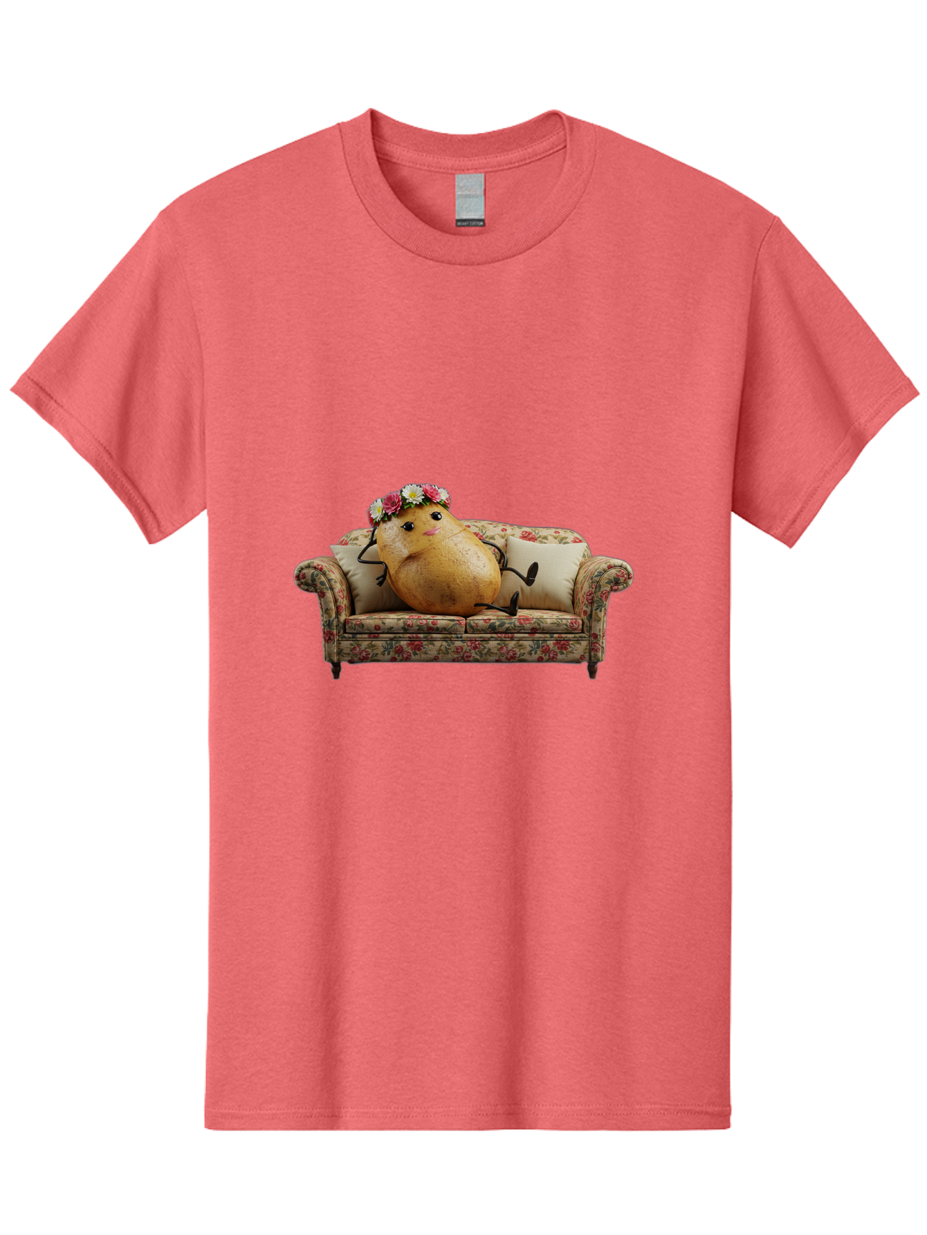 Potato-With-Flowers-On-Sofa Men'S Graphic Tee, 100% Cotton, Comfortable Casual Summer Wear, Machine Washable, Vintage Camera, Old Camera, Antique Camera, Black Camera, Classic Photography, Photography Equipment, Nostalgic Device, Film Camera, Bai253