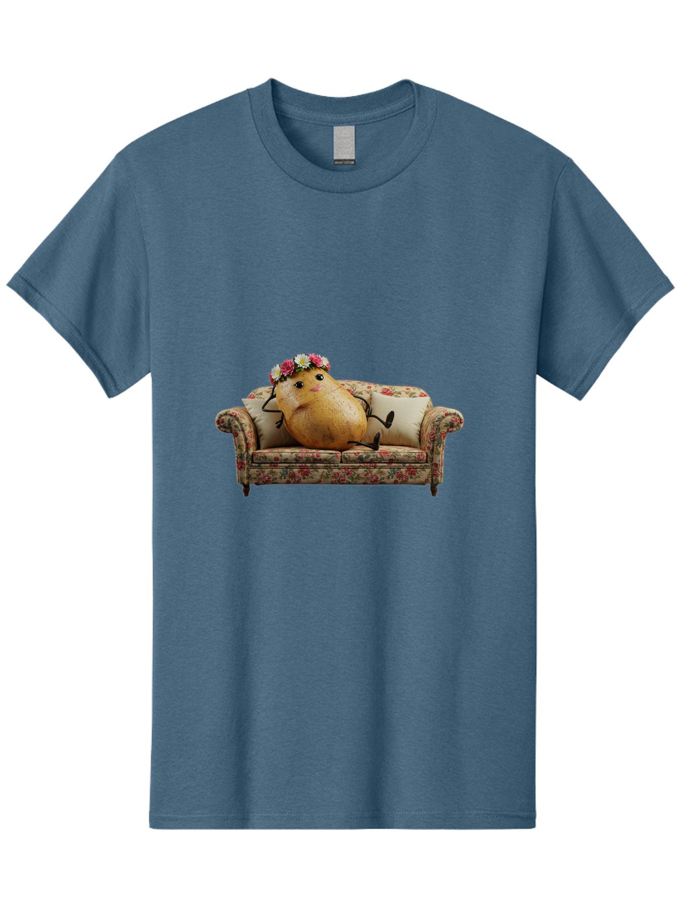Potato-With-Flowers-On-Sofa Men'S Graphic Tee, 100% Cotton, Comfortable Casual Summer Wear, Machine Washable, Vintage Camera, Old Camera, Antique Camera, Black Camera, Classic Photography, Photography Equipment, Nostalgic Device, Film Camera, Bai253