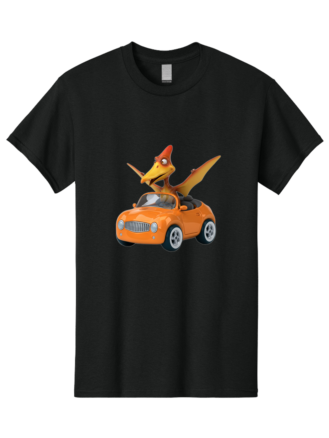Pterodactyl-In-Orange-Convertible Men'S Graphic Tee, 100% Cotton, Comfortable Casual Summer Wear, Machine Washable, Vintage Camera, Old Camera, Antique Camera, Black Camera, Classic Photography, Photography Equipment, Nostalgic Device, Bai254