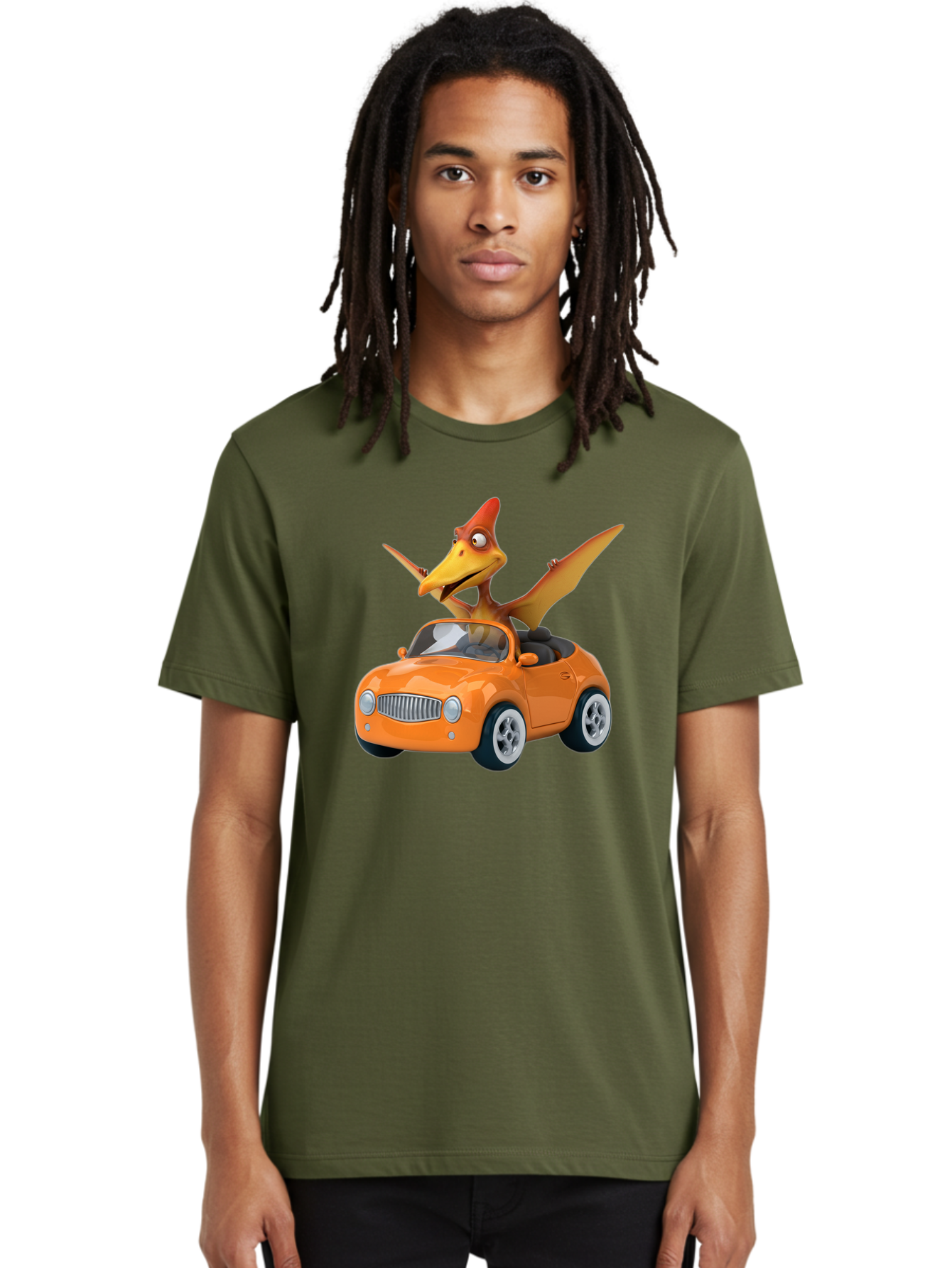 Pterodactyl-In-Orange-Convertible Men'S Graphic Tee, 100% Cotton, Comfortable Casual Summer Wear, Machine Washable, Vintage Camera, Old Camera, Antique Camera, Black Camera, Classic Photography, Photography Equipment, Nostalgic Device, Bai254