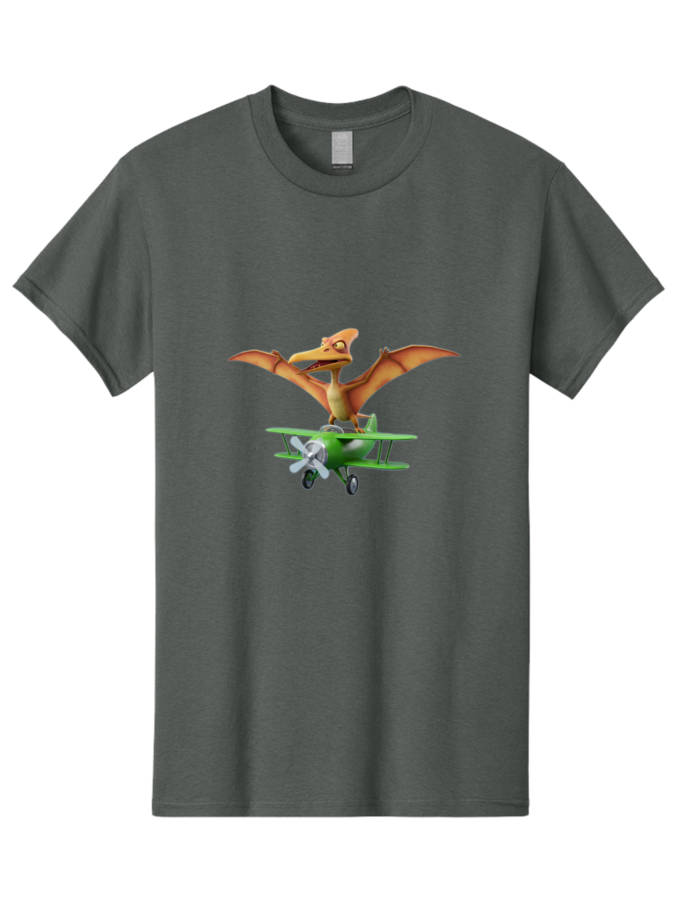 Pterodactyl-On-Plane Men'S Graphic Tee, 100% Cotton, Comfortable Casual Summer Wear, Machine Washable, Vintage Camera, Old Camera, Antique Camera, Black Camera, Classic Photography, Photography Equipment, Nostalgic Device, Film Camera, Bai255