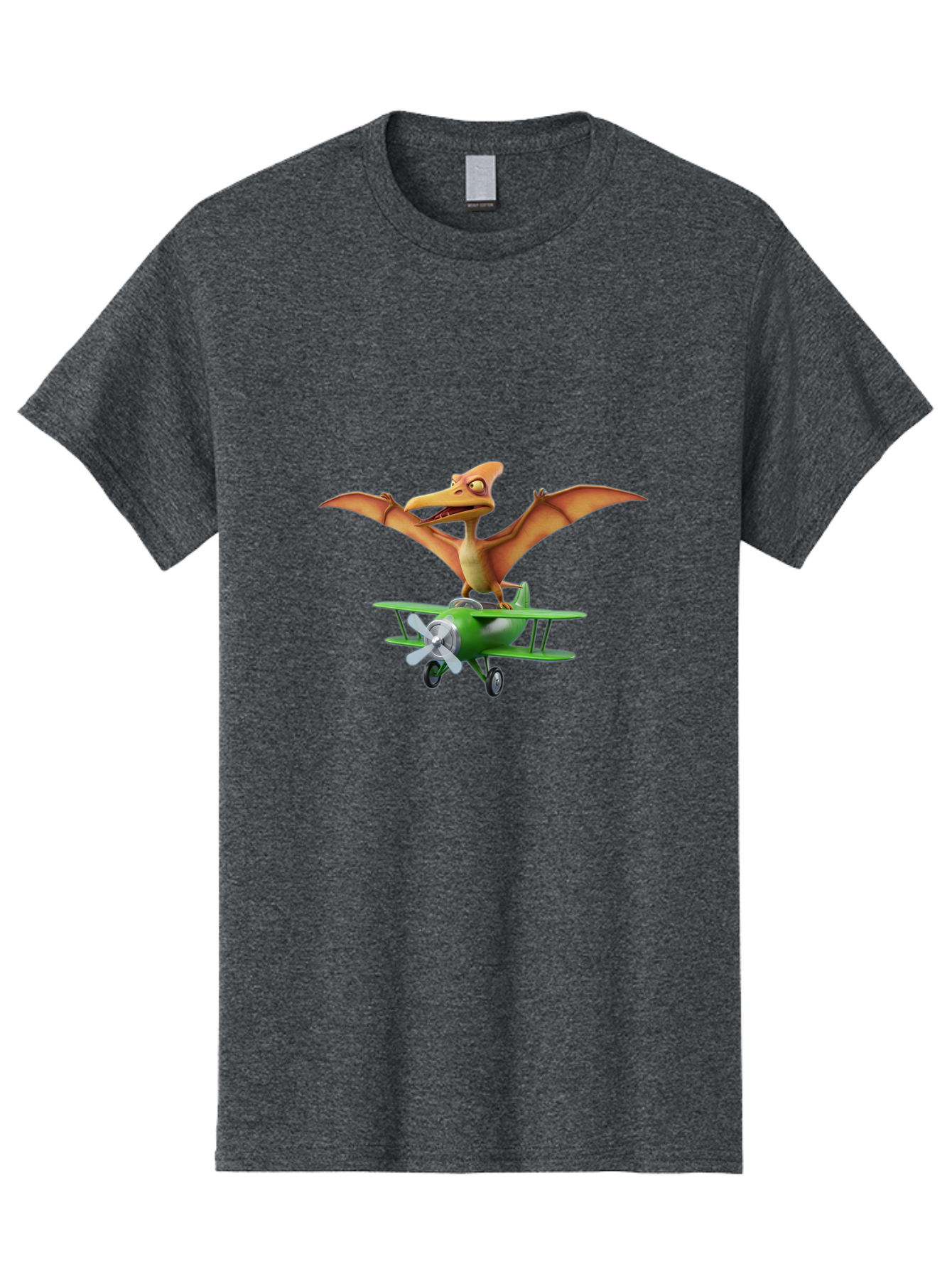 Pterodactyl-On-Plane Men'S Graphic Tee, 100% Cotton, Comfortable Casual Summer Wear, Machine Washable, Vintage Camera, Old Camera, Antique Camera, Black Camera, Classic Photography, Photography Equipment, Nostalgic Device, Film Camera, Bai255