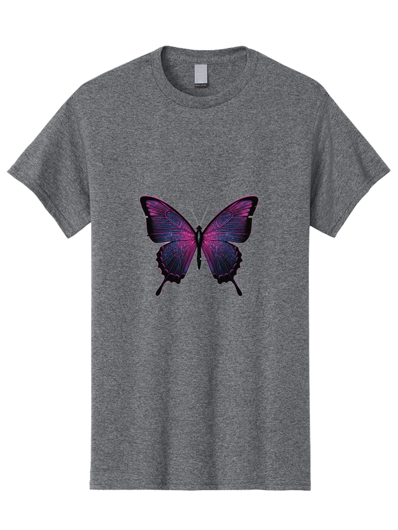 Purple-Butterfly-1 Men'S Graphic Tee, 100% Cotton, Comfortable Casual Summer Wear, Machine Washable, Vintage Camera, Old Camera, Antique Camera, Black Camera, Classic Photography, Photography Equipment, Nostalgic Device, Film Camera, Bai257