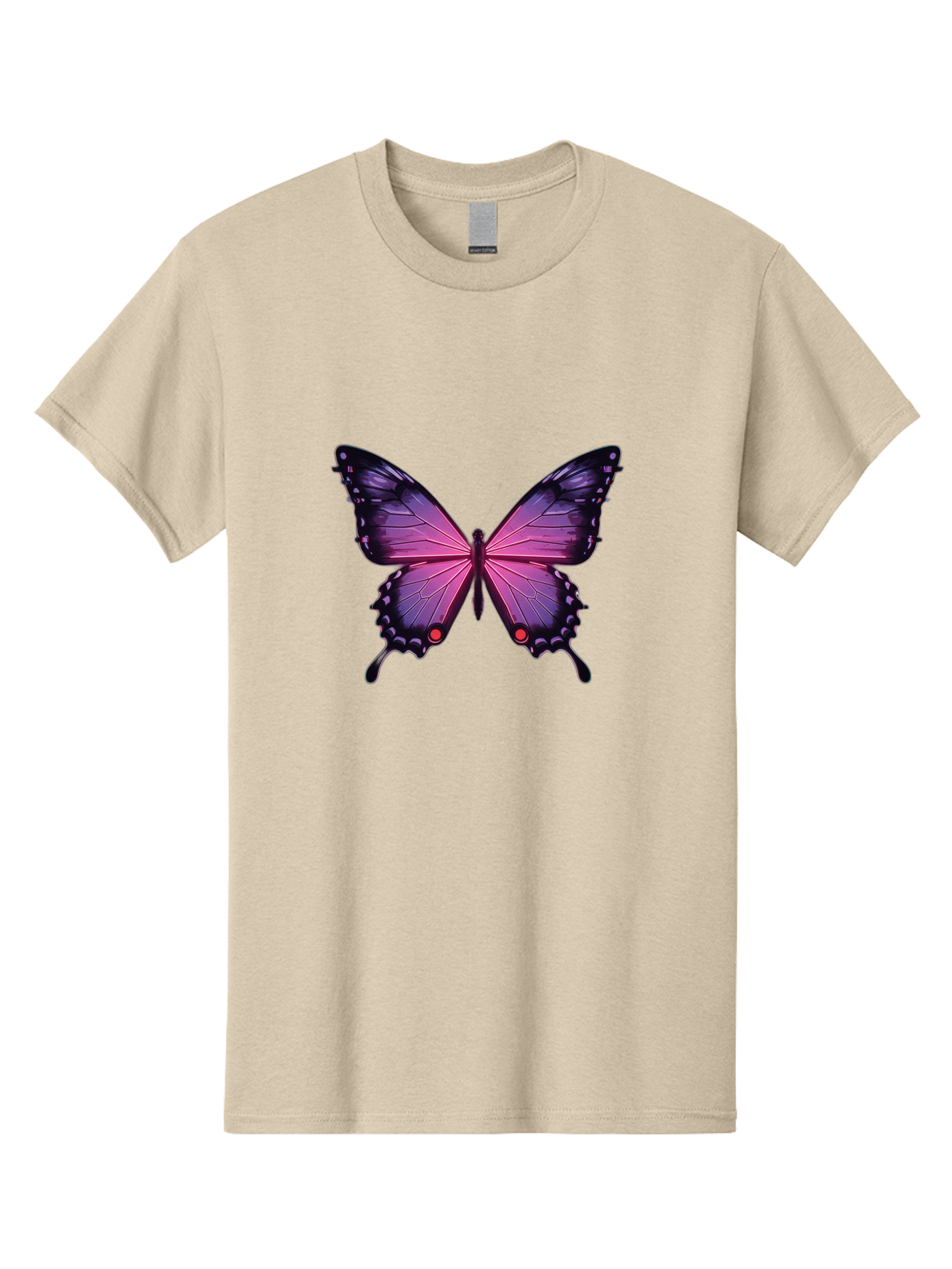 Purple-Butterfly-5 Men'S Graphic Tee, 100% Cotton, Comfortable Casual Summer Wear, Machine Washable, Vintage Camera, Old Camera, Antique Camera, Black Camera, Classic Photography, Photography Equipment, Nostalgic Device, Film Camera, Bai261