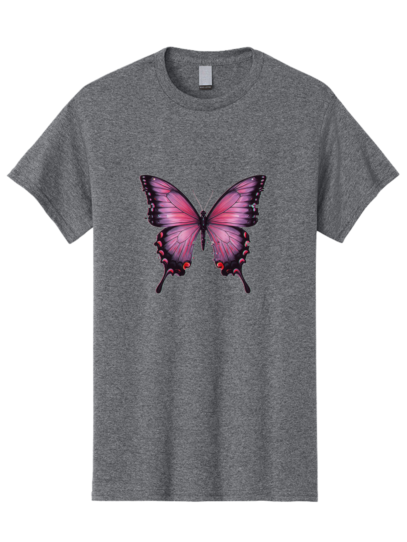 Purple-Butterfly Men'S Graphic Tee, 100% Cotton, Comfortable Casual Summer Wear, Machine Washable, Vintage Camera, Old Camera, Antique Camera, Black Camera, Classic Photography, Photography Equipment, Nostalgic Device, Film Camera, Camera Art Bai262