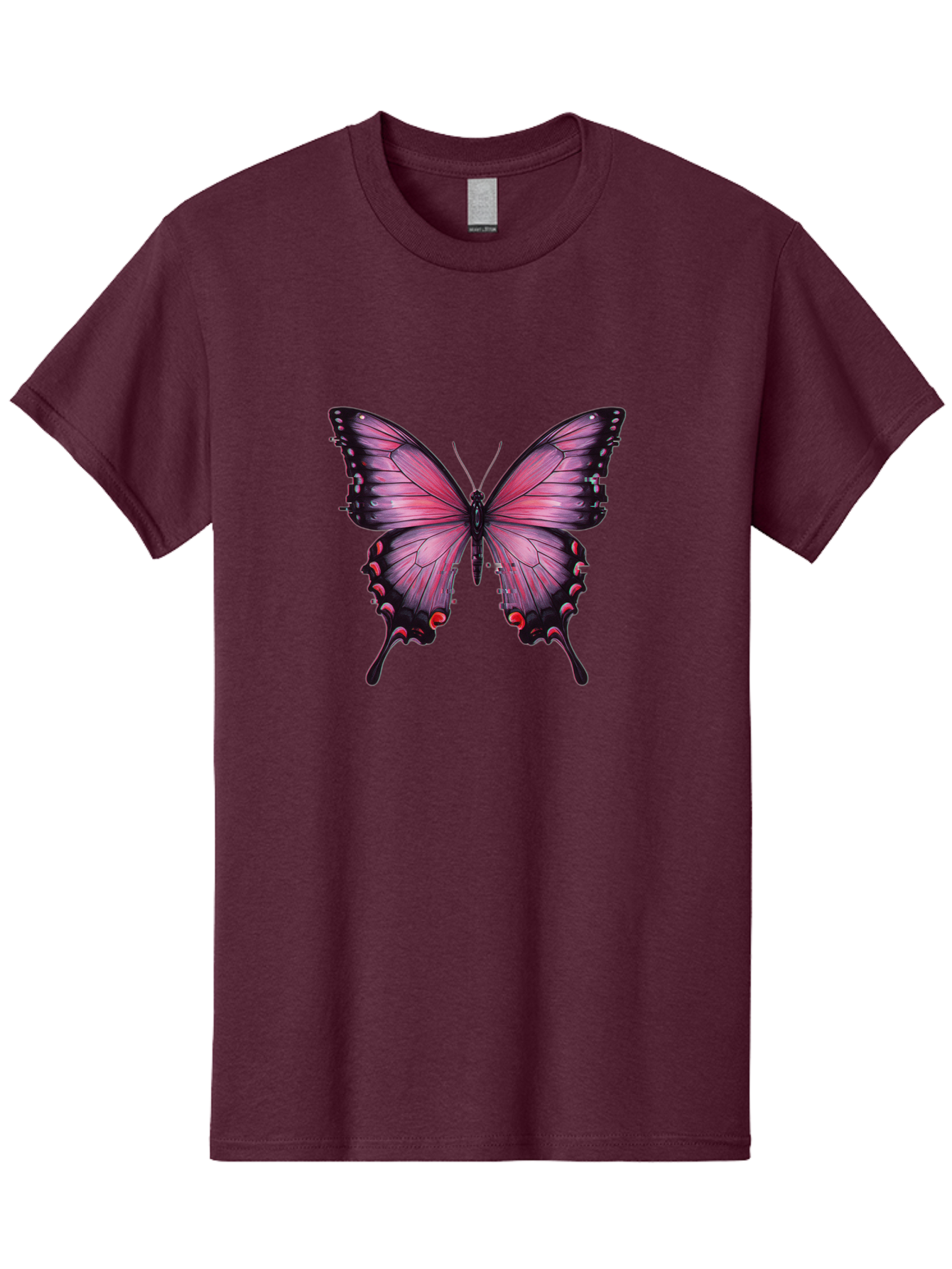 Purple-Butterfly Men'S Graphic Tee, 100% Cotton, Comfortable Casual Summer Wear, Machine Washable, Vintage Camera, Old Camera, Antique Camera, Black Camera, Classic Photography, Photography Equipment, Nostalgic Device, Film Camera, Camera Art Bai262