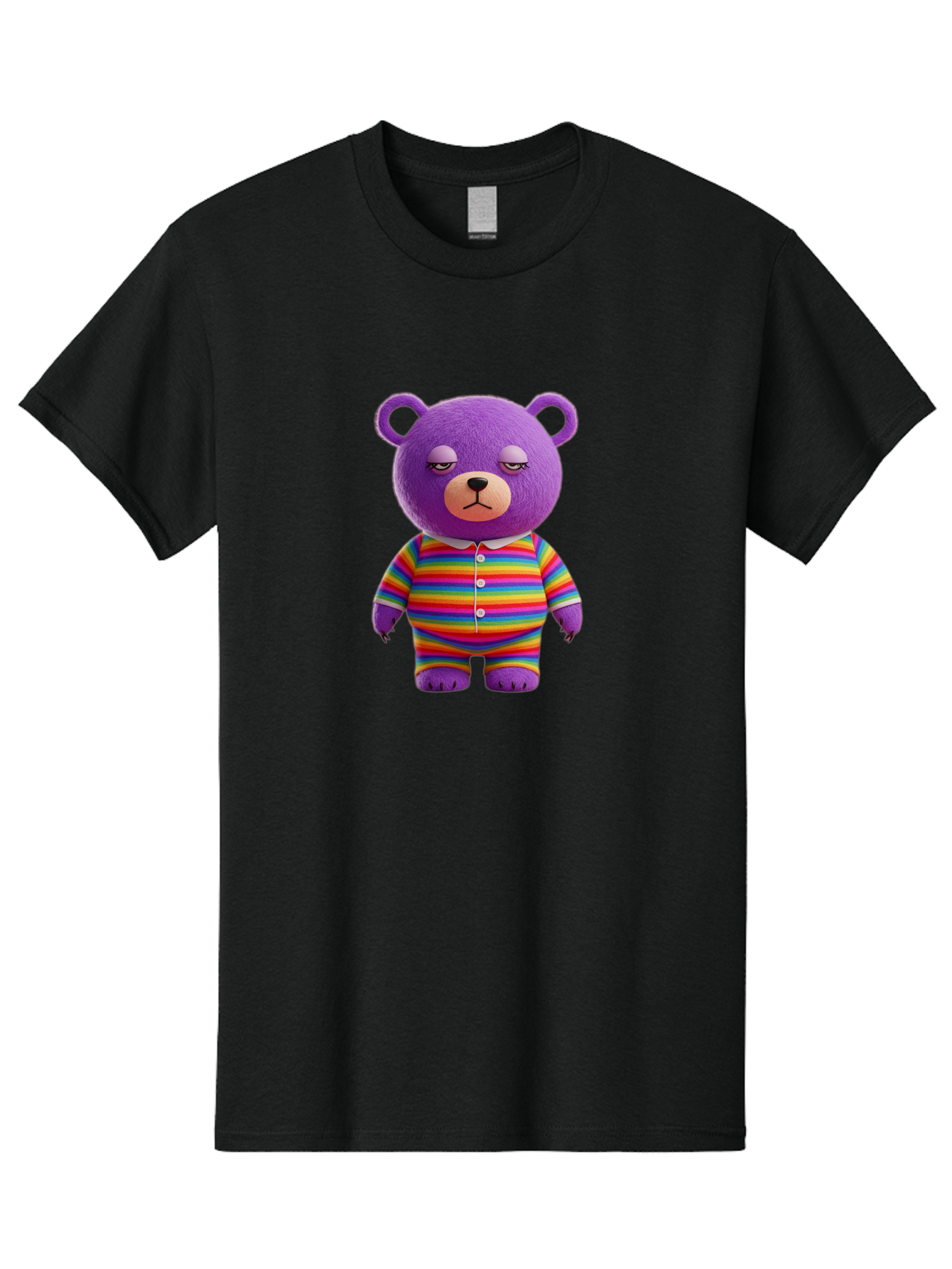 Purple-Teddy-Bear Men'S Graphic Tee, 100% Cotton, Comfortable Casual Summer Wear, Machine Washable, Vintage Camera, Old Camera, Antique Camera, Black Camera, Classic Photography, Photography Equipment, Nostalgic Device, Film Camera, Camera Art Bai263